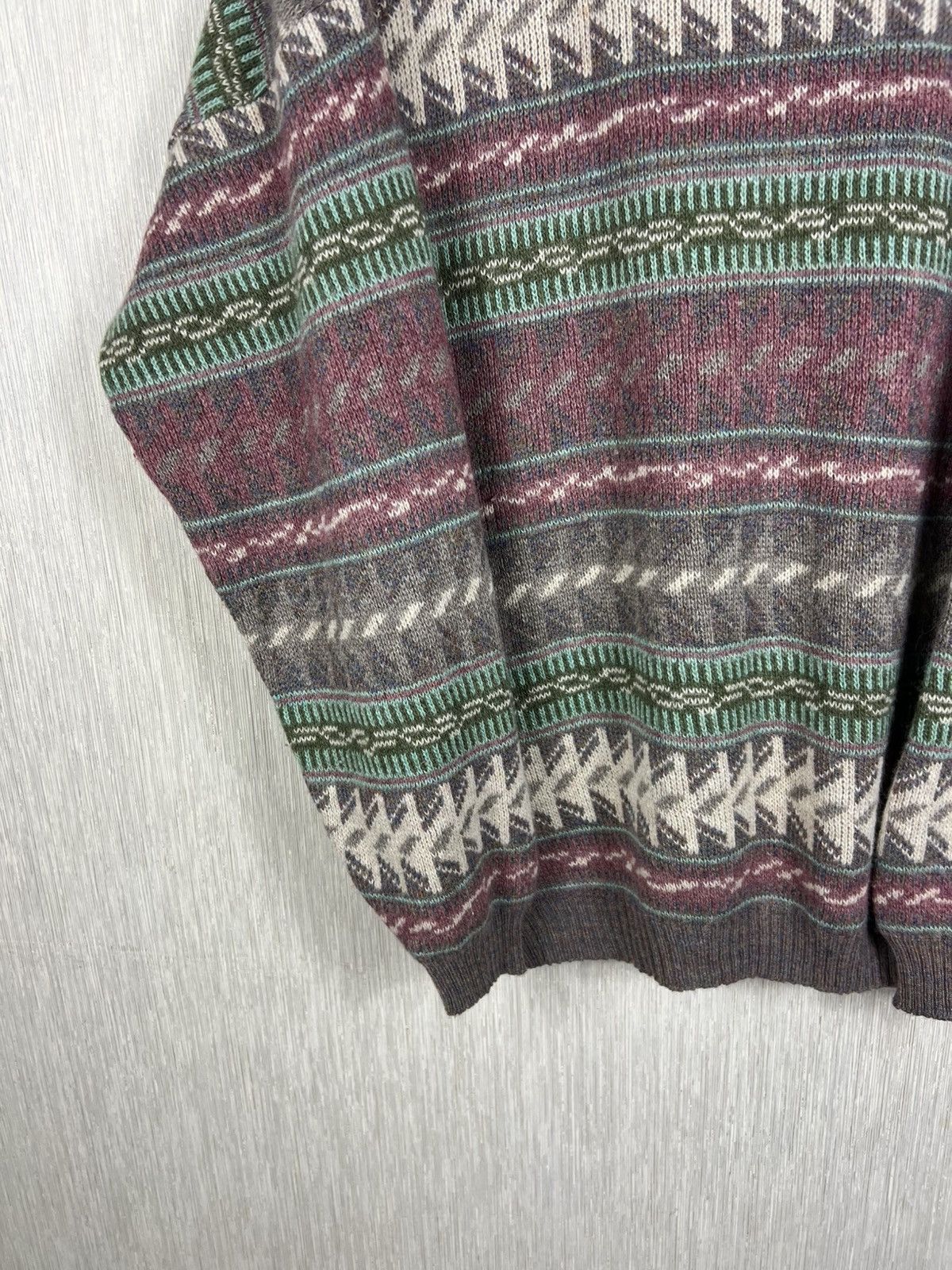 Acne Studios Vintage Tom Hanbury patterned wool sweater retro acne style Size US L / EU 52-54 / 3 - 6 Thumbnail