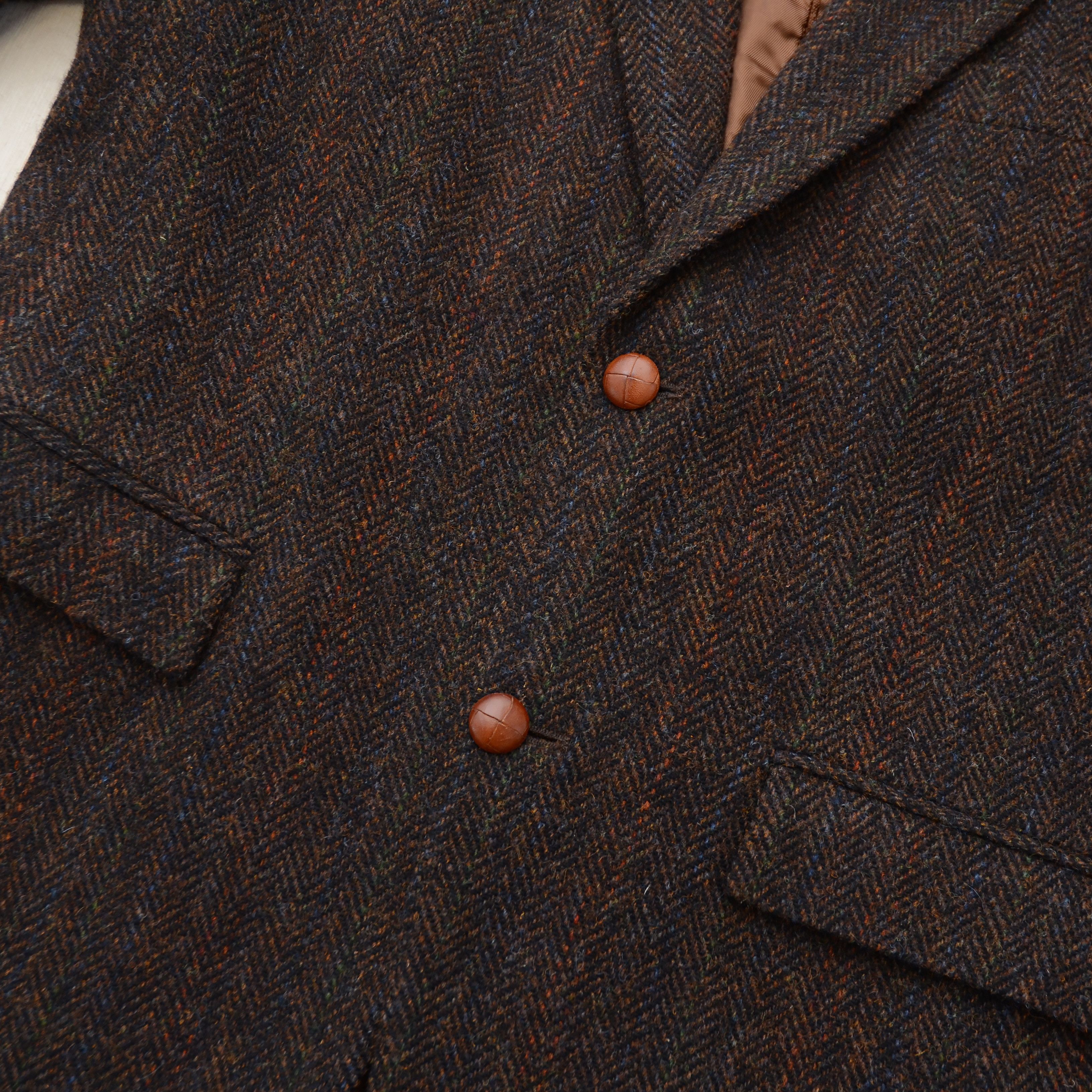 Harris Tweed Vintage HARRIS TWEED x Anson's Handwoven Wool Blazer sz. L-M Size 42R - 6 Thumbnail