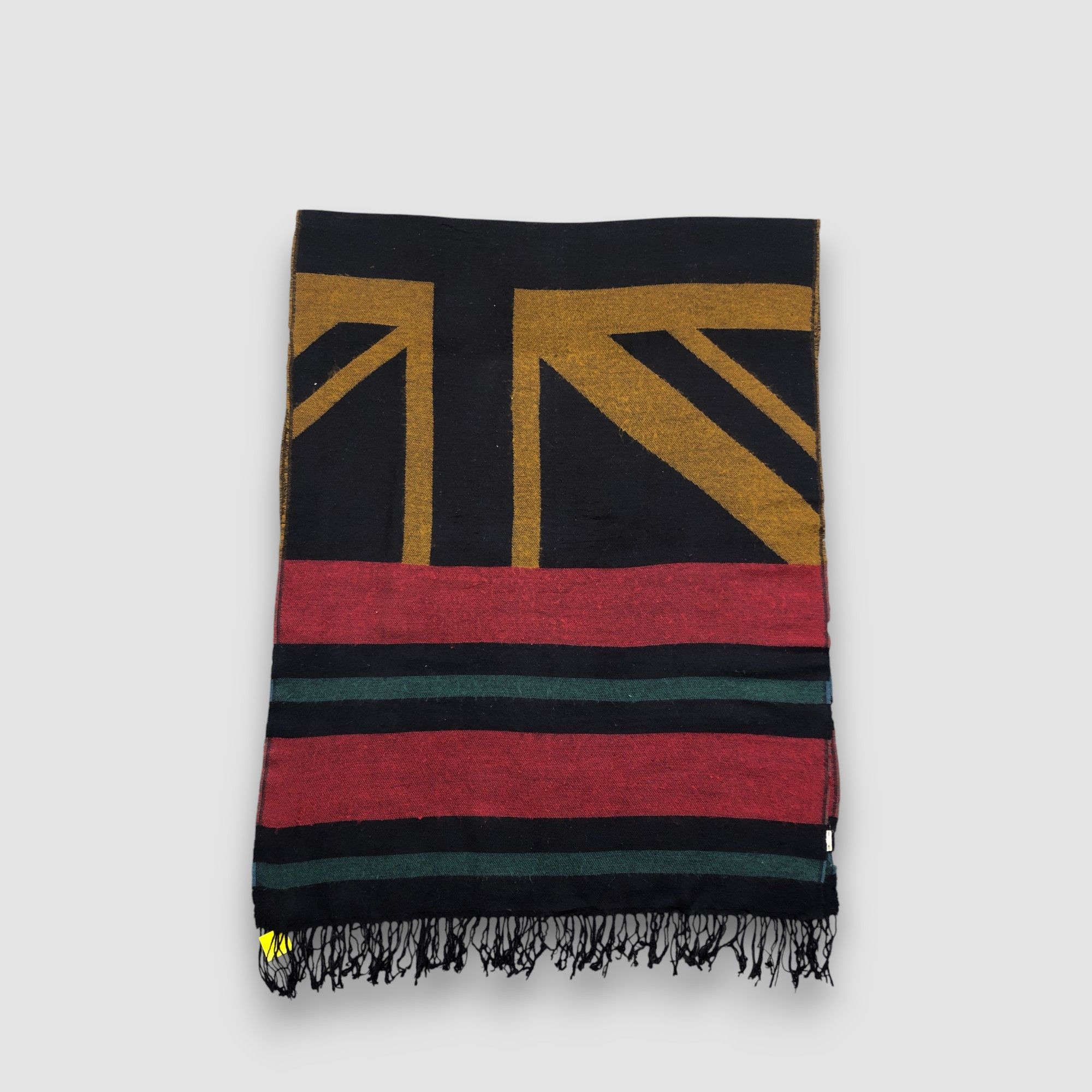 Fred Perry Vitage Fred Perry Scarf Muffler Wool Cashmere Scarves. Size ONE SIZE - 2 Thumbnail