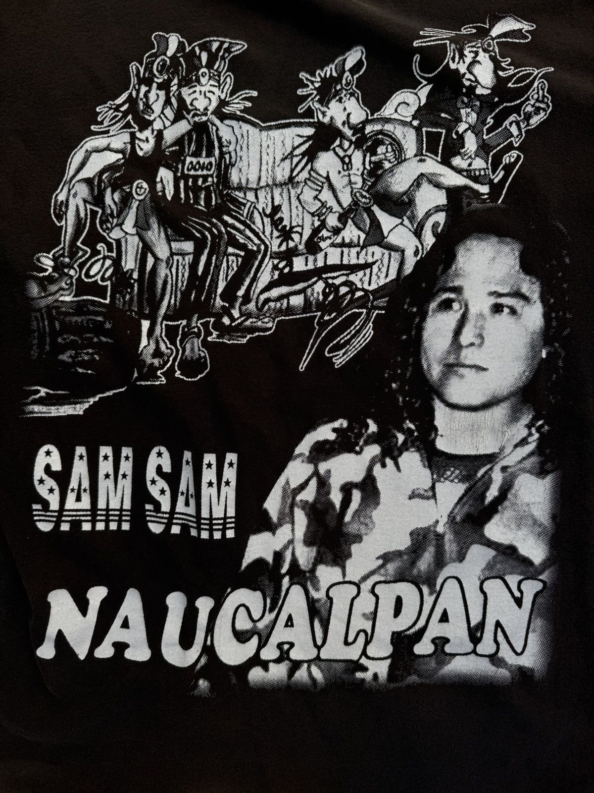 Band Tees Vintage 90s Sam Sam T Shirt Size US L / EU 52-54 / 3 - 4 Thumbnail