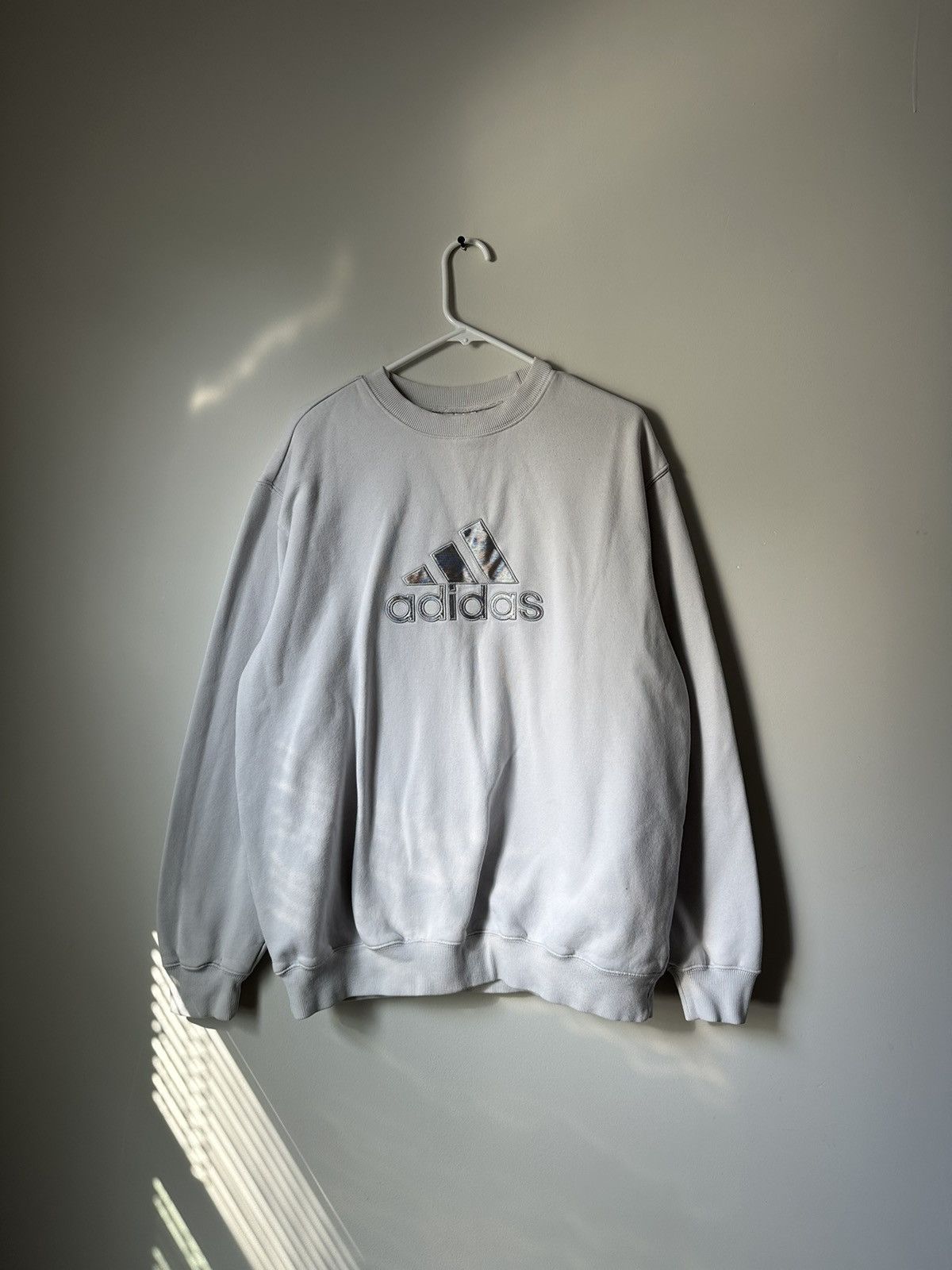 Adidas × Vintage Vintage Adidas Embroidered Sweatshirt Size US L / EU 52-54 / 3 - 1 Thumbnail
