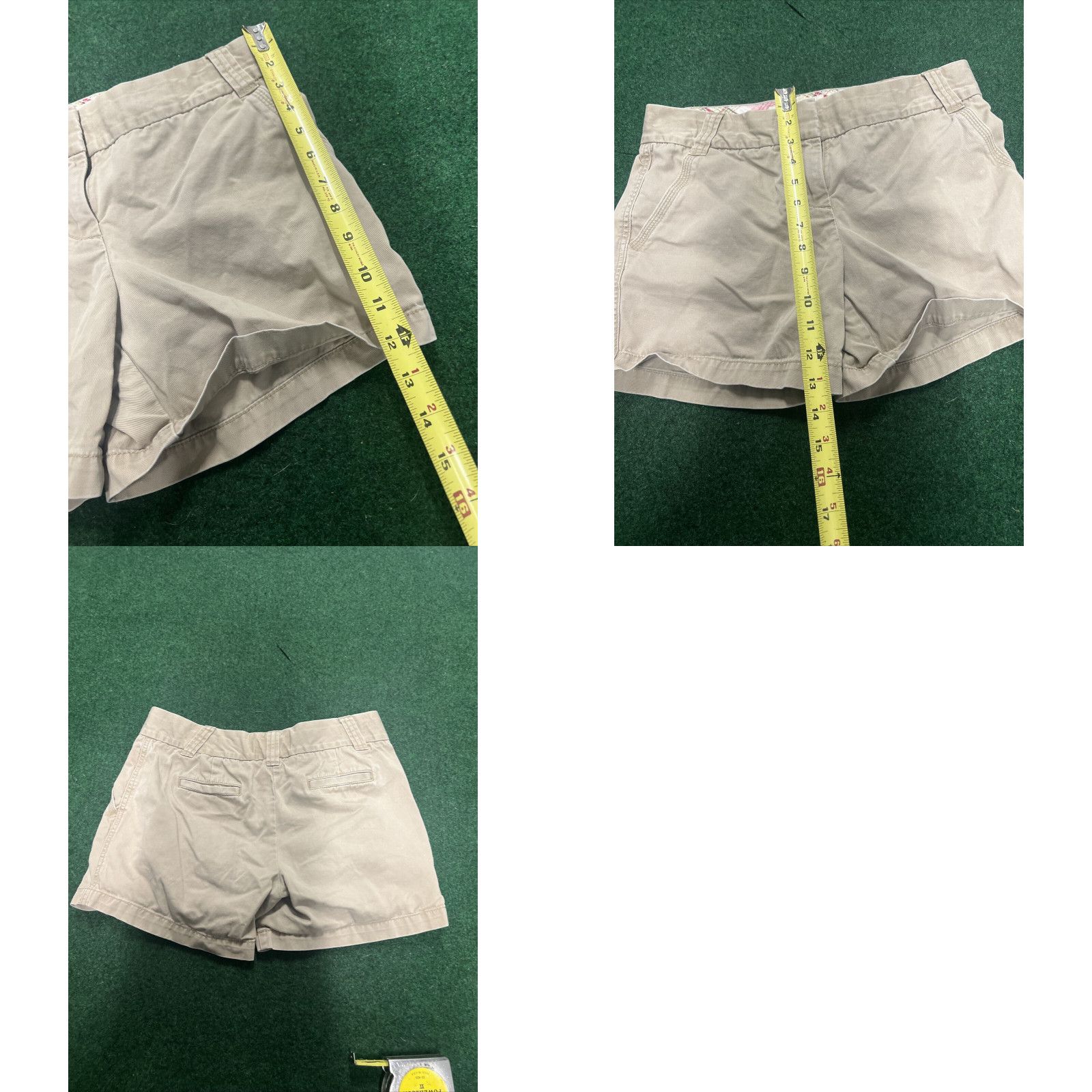 J.Crew J. Crew City Fit Khaki Classic Twill Weathered & Broken-In Chino Shorts - Size 4 Size 27" / US 4 / IT 40 - 8 Thumbnail