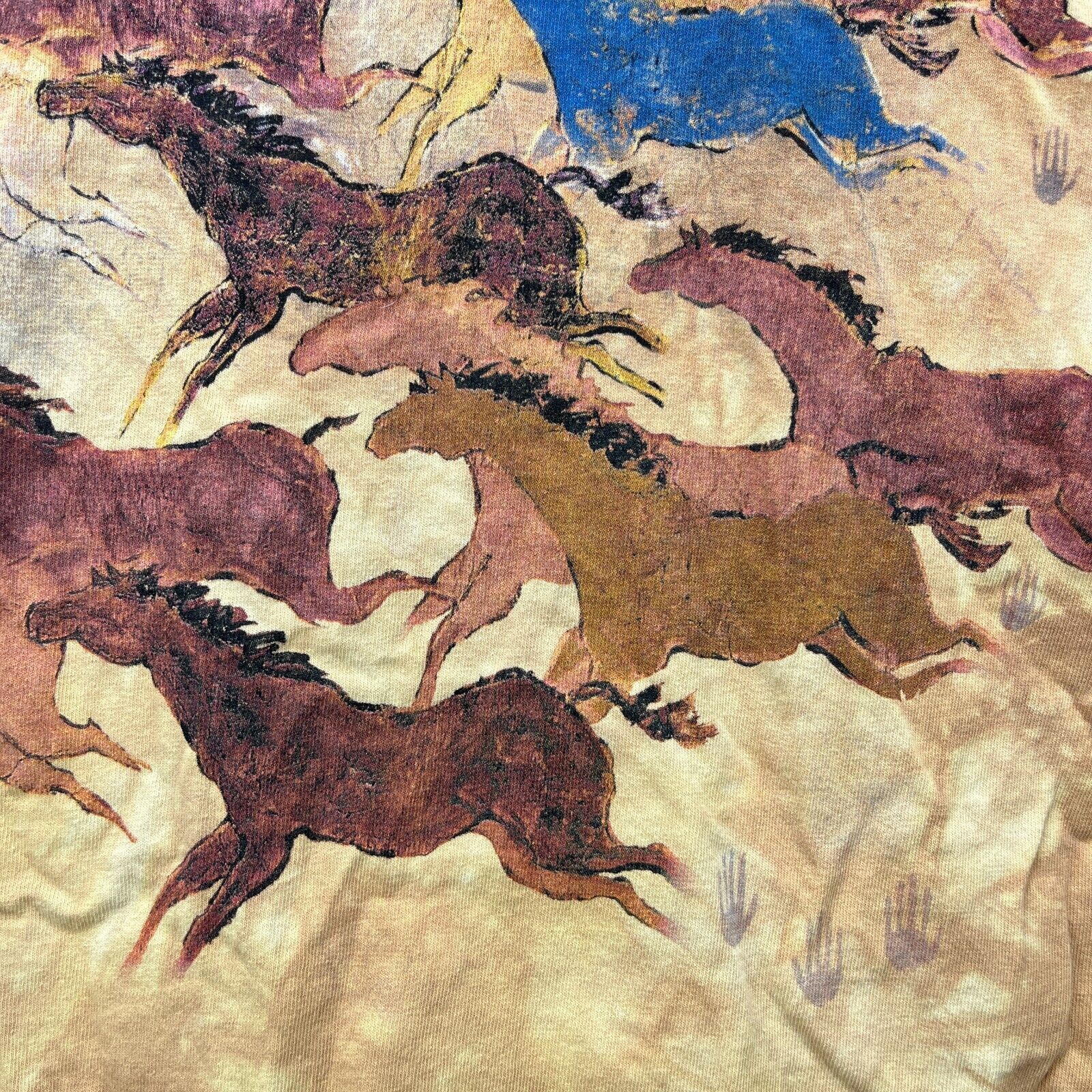 The Mountain × Vintage Vintage Y2K The Mountain Horse Animal Nature Art shirt Large Size US L / EU 52-54 / 3 - 3 Thumbnail
