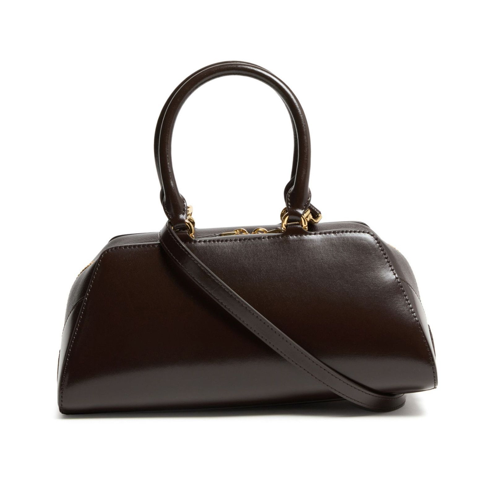 Givenchy GIVENCHY Antigona Small $2100 Chocolate East-West Handbag Ne Size ONE SIZE - 3 Thumbnail