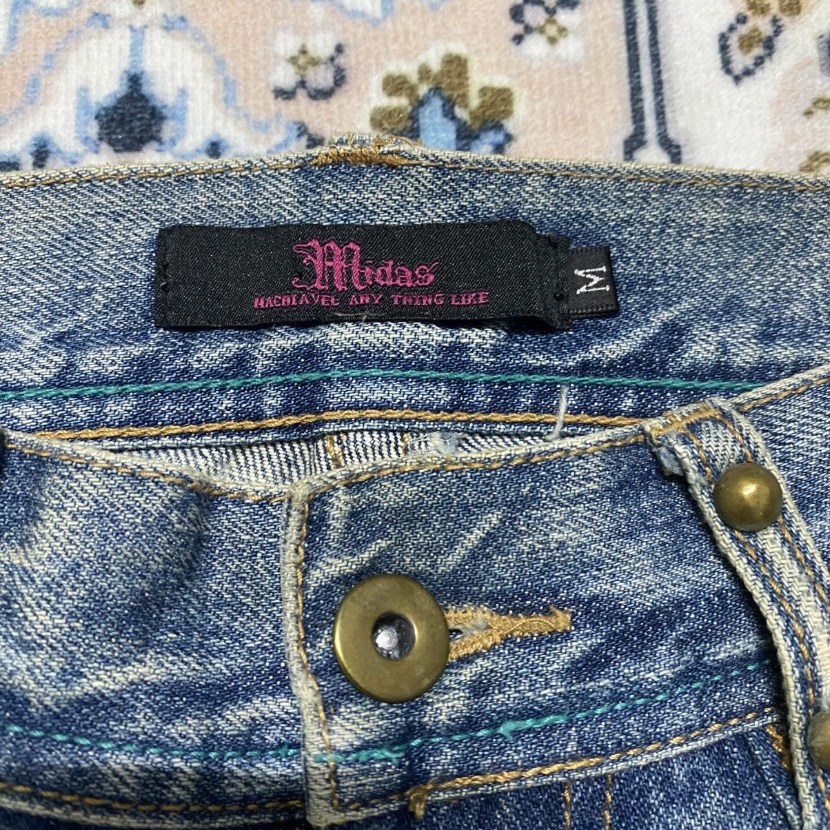 Le Grande Bleu (L.G.B.) Midas Machiavel Hole Distressed Denim Flare Jeans Size US 29 - 18 Thumbnail