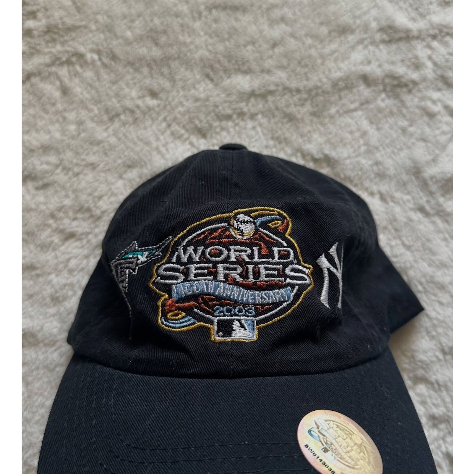 Vintage 2003 World Series Baseball Cap Y2K Vintage Size ONE SIZE - 3 Thumbnail