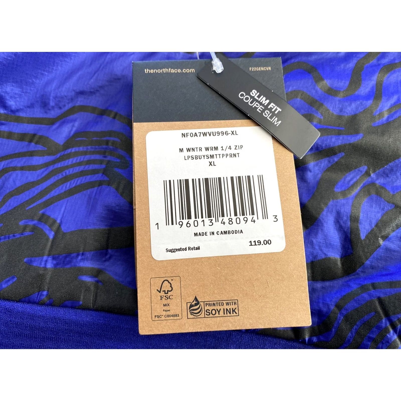 The North Face NWT The North Face Windbreaker 1/4 Zip Jacket Men XL Winter Multicolor MSRP 19 Size US XL / EU 56 / 4 - 5 Thumbnail