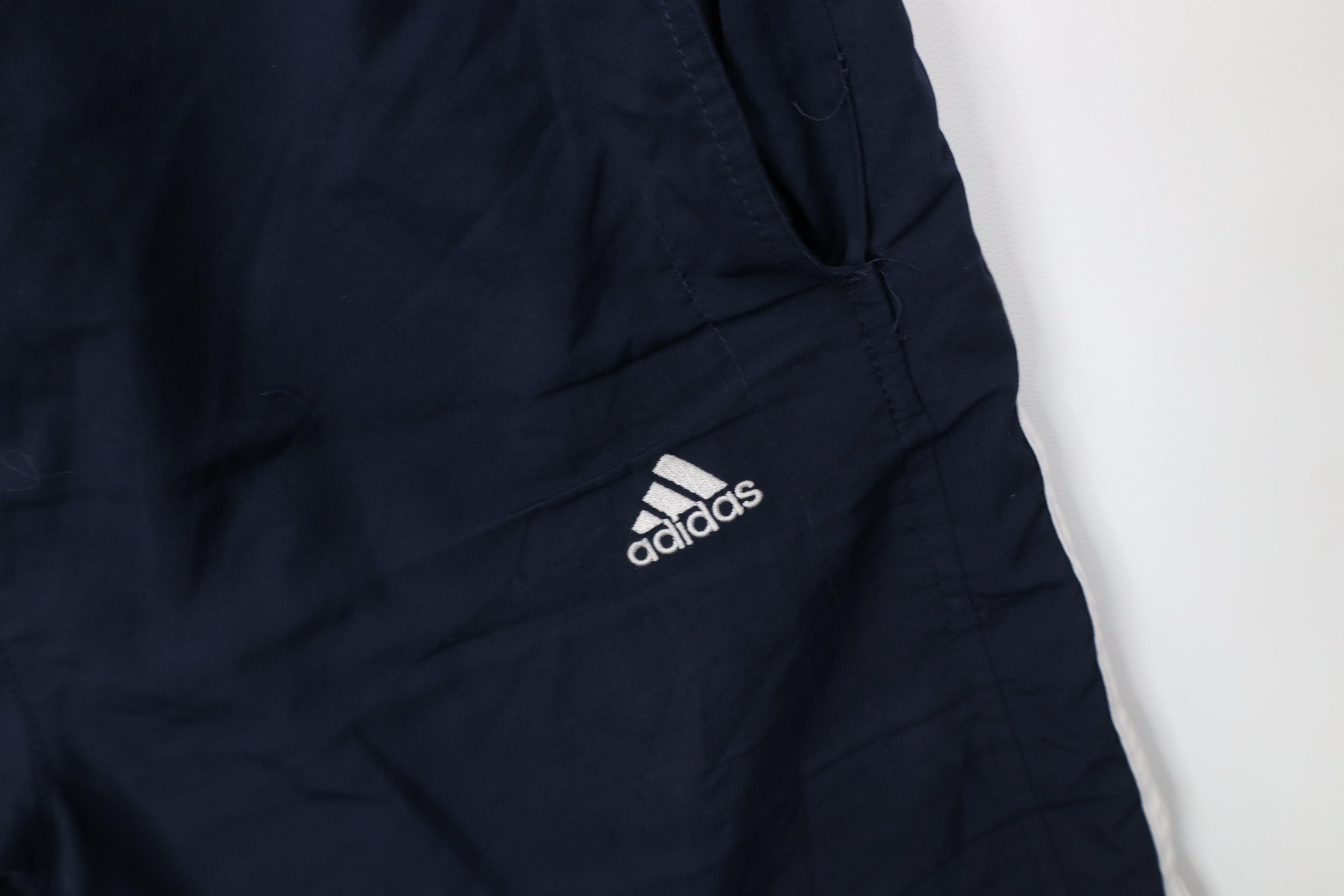 Adidas Vintage Y2K Adidas Striped Lined Wide Leg Windbreaker Pants Size US 34 / EU 50 - 7 Thumbnail
