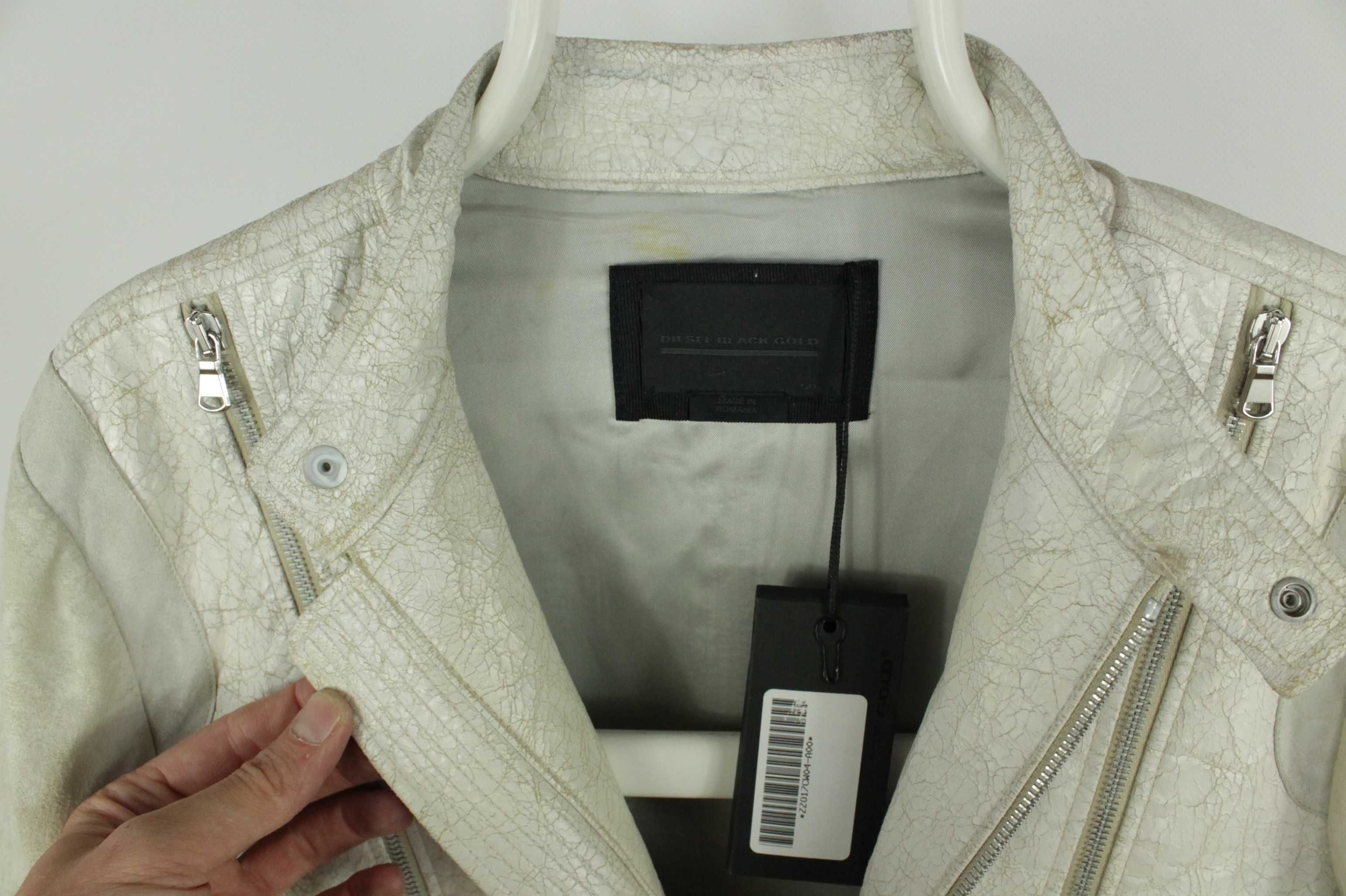 Diesel Black Gold Diesel Black Gold Vintage Effect Leather Lamb Leather Size US M / EU 48-50 / 2 - 2 Thumbnail