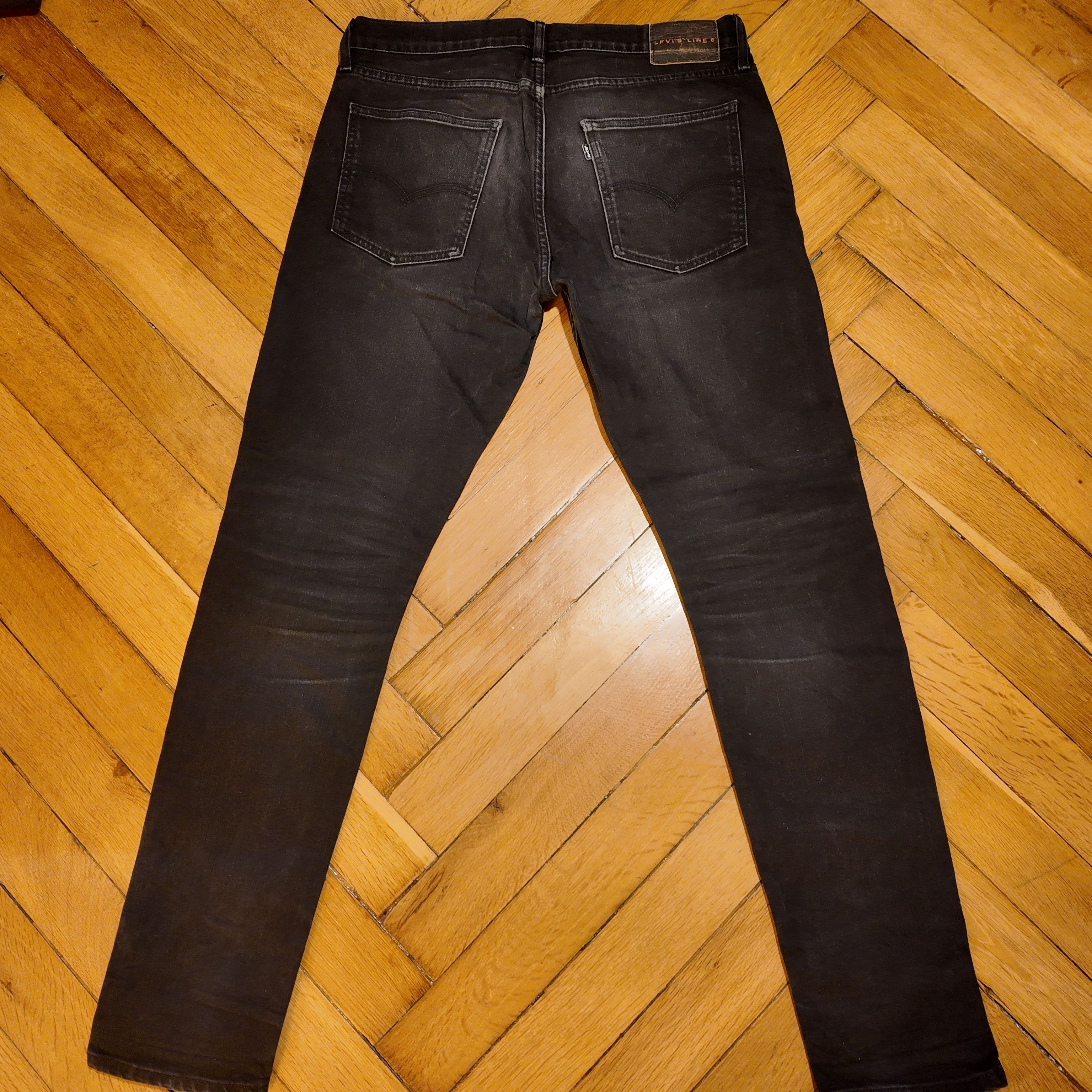 Levi’s Line 8 Slim Washed Black Denim W33 L34