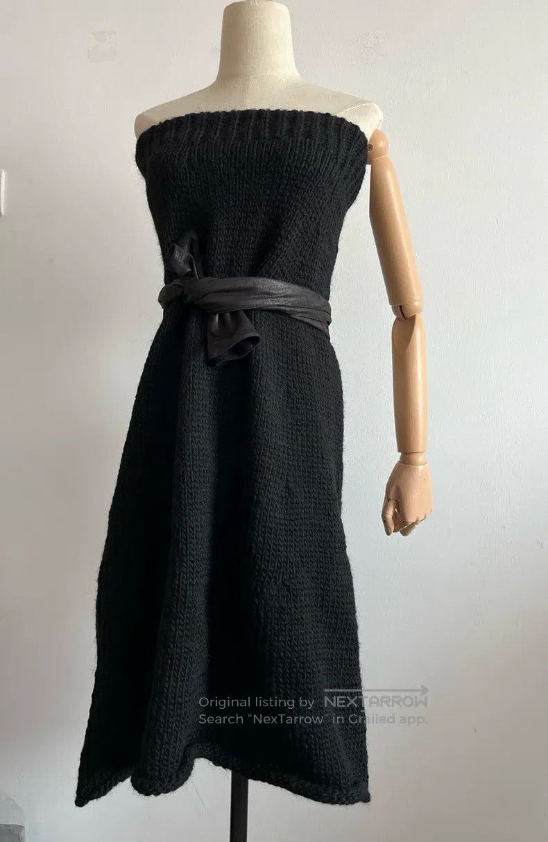 Comme des Garcons Comme des Garcons size F Chunky knit black skirt Size 25" / US 0 / IT 36 - 7 Thumbnail