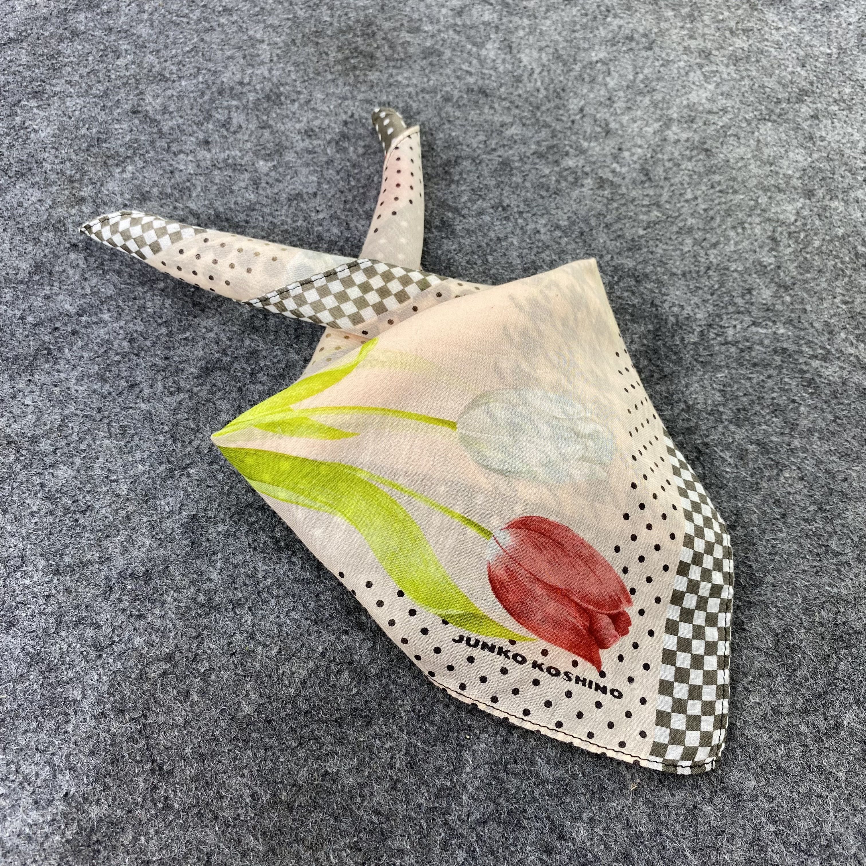 Japanese Brand Junko Koshino Handkerchief / Bandana / Neckerchief-B648 Size ONE SIZE - 1 Thumbnail