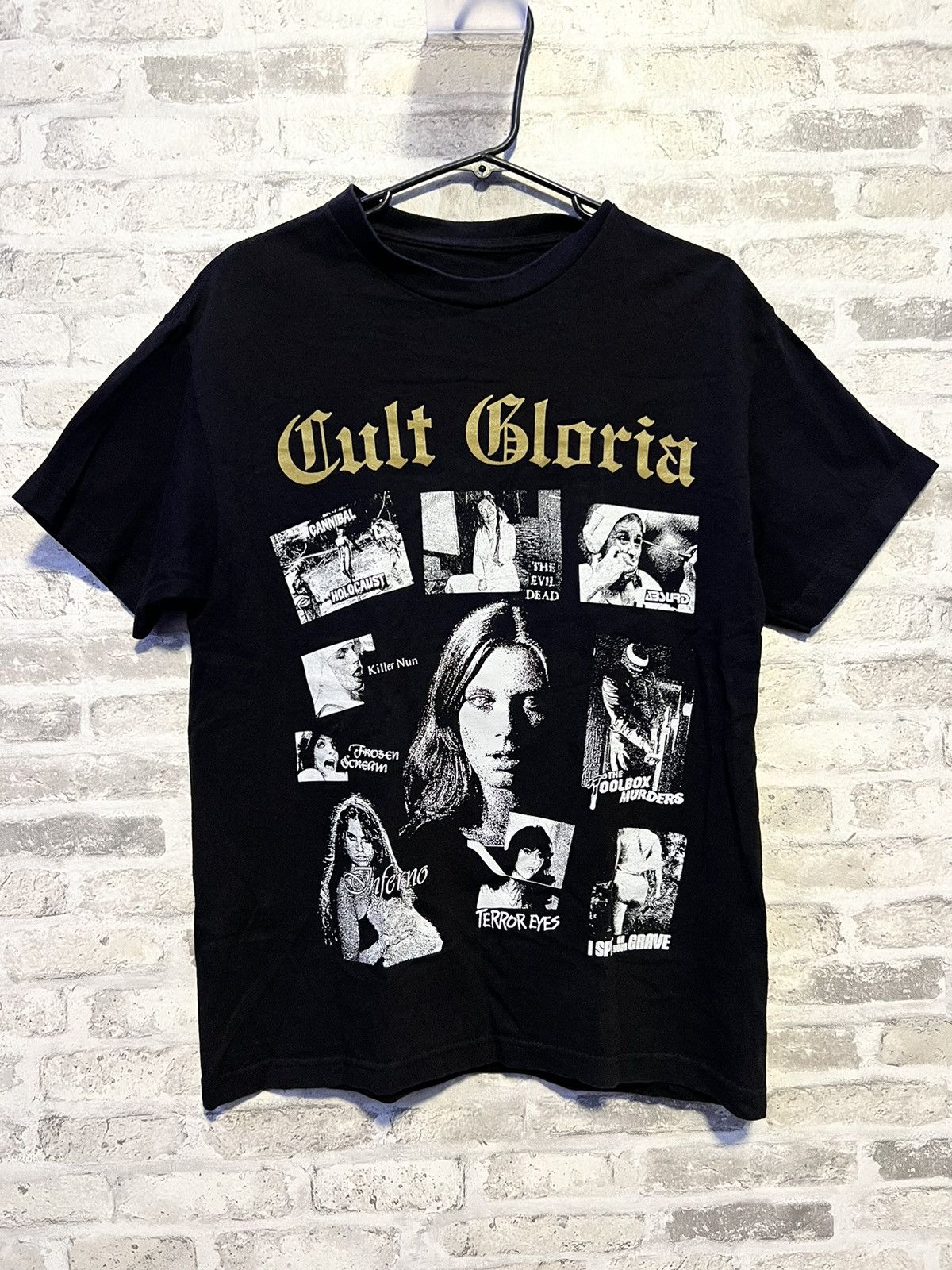 G59 Records CULT GLORIA - NASTY T- SHIRT (BLACK) MEDIUM Size US M / EU 48-50 / 2 - 1 Thumbnail