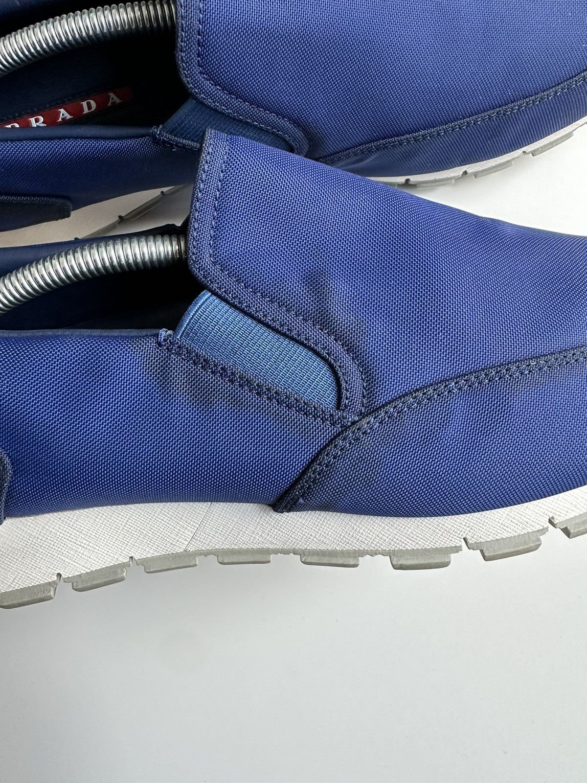 Prada PRADA 4D2805 low top slip on sneakers matchrace fabric Size US 11 / EU 44 - 13 Thumbnail