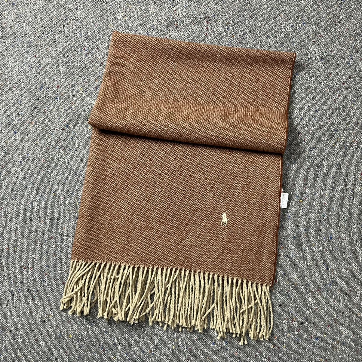 Ralph Lauren Ralph Lauren Reversible Wool Brown Wrap Size ONE SIZE - 1 Thumbnail