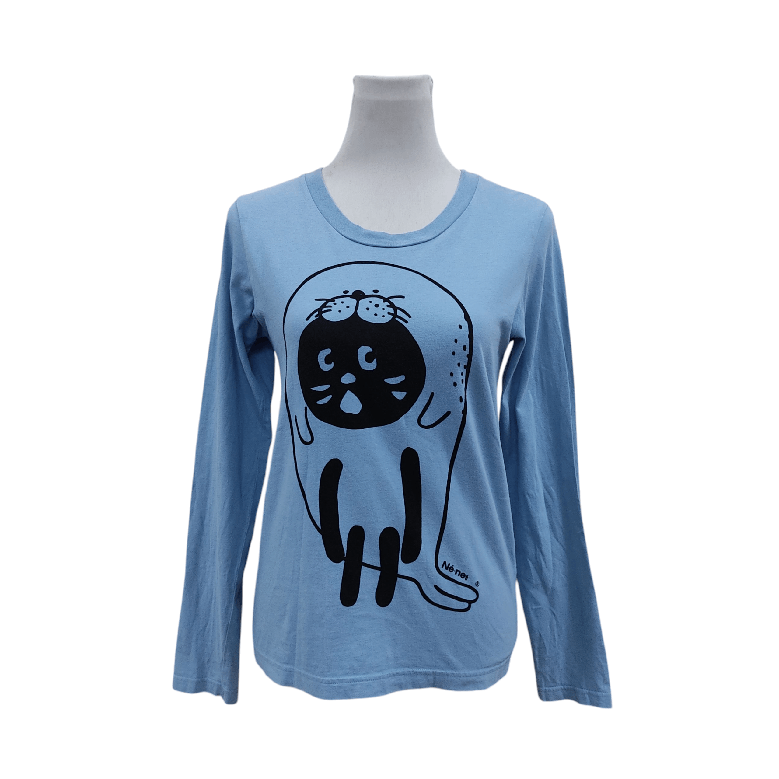Ne-Net Issey Miyake Ne-Net Meow Seal Long Sleeve T-shirt | Grailed