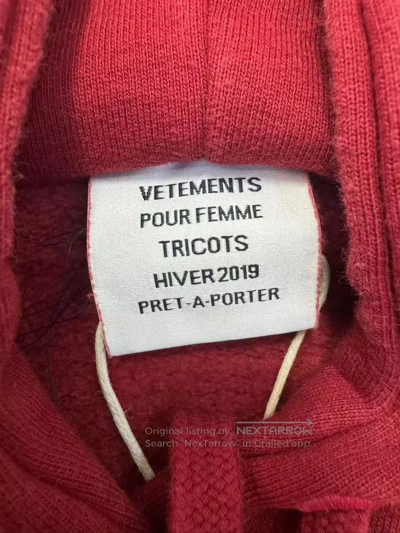 Vetements VETEMENTS Hoodie Sweatshirt Size US S / EU 44-46 / 1 - 3 Thumbnail