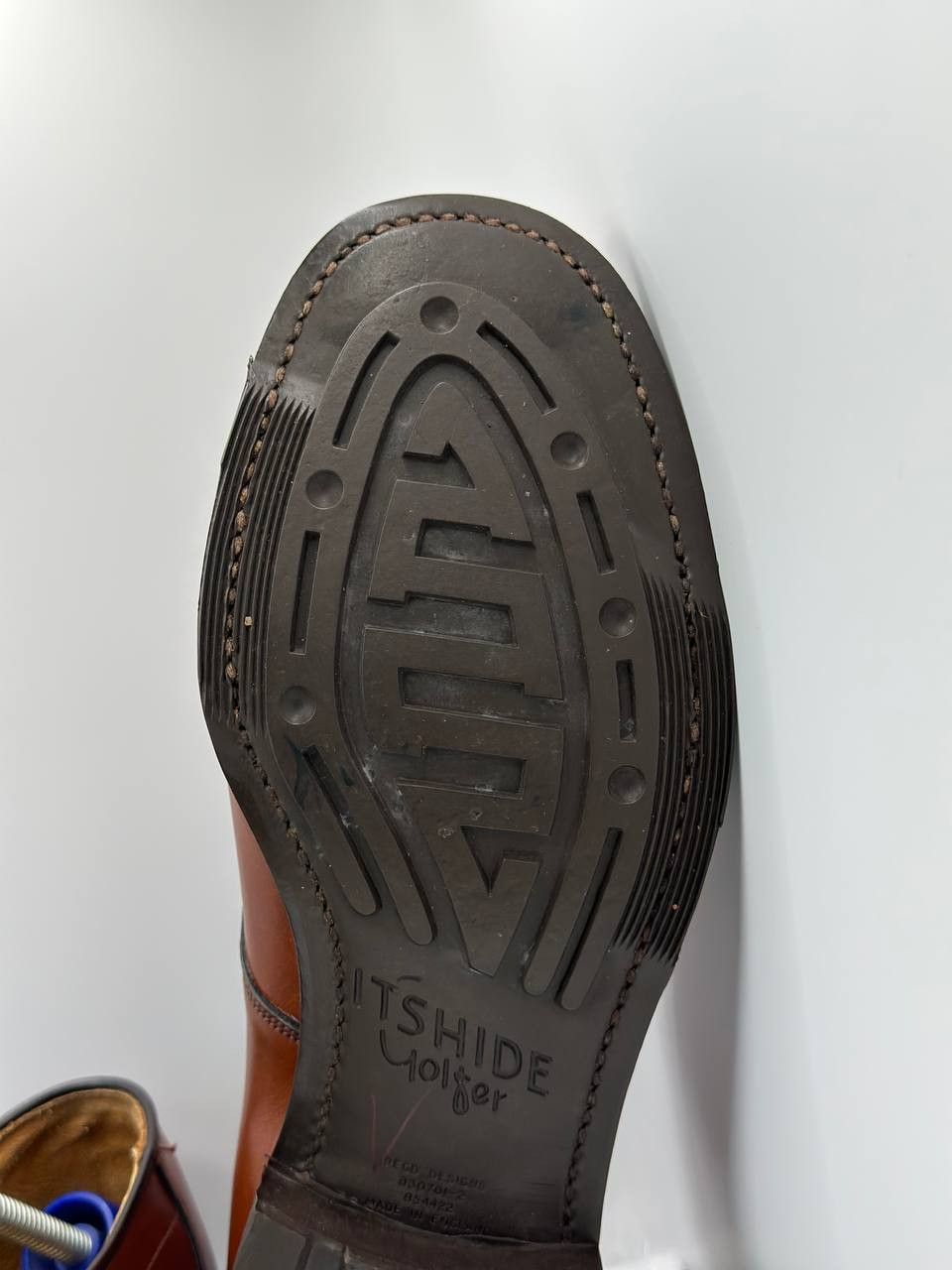 Loake Loake Bros Brown Derby Shoes Made in England Leather Sole Size US 7 / EU 40 - 11 Thumbnail