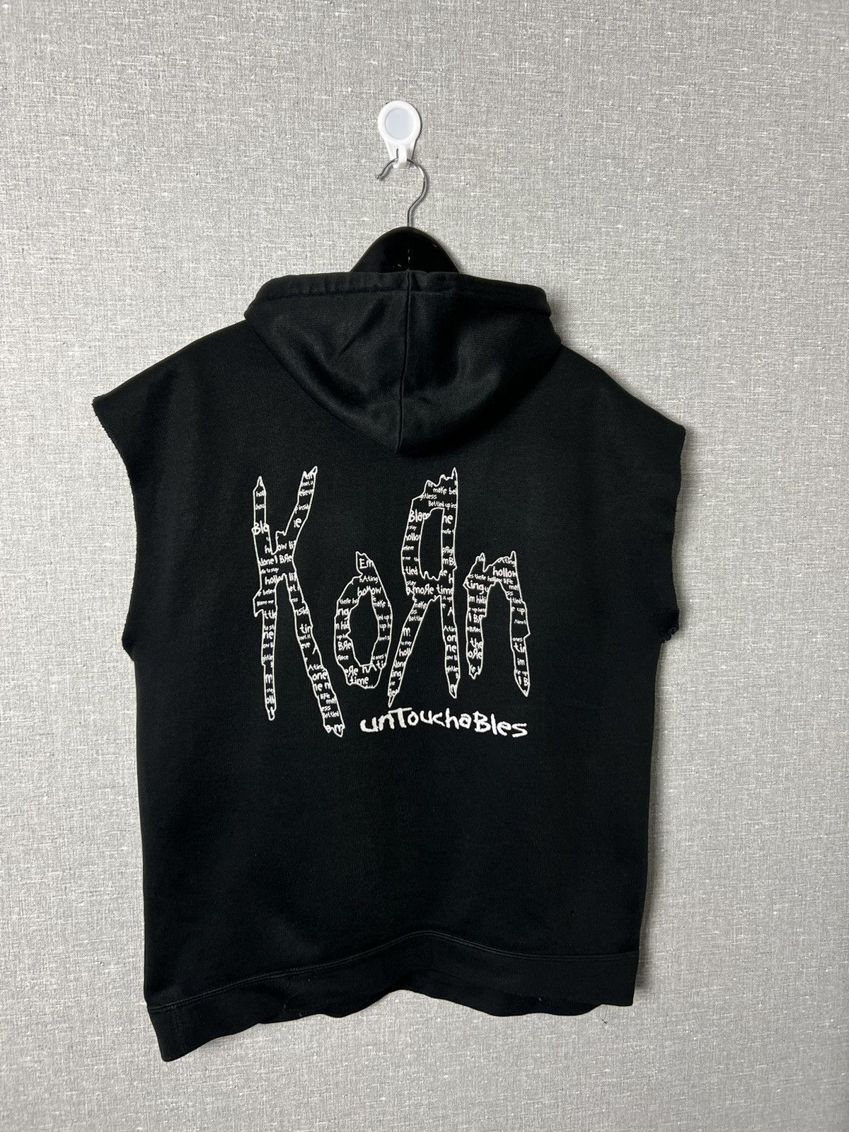Band Tees Vintage Korn Untouchables Sleeveless Hoodie Size US XL / EU 56 / 4 - 16 Thumbnail