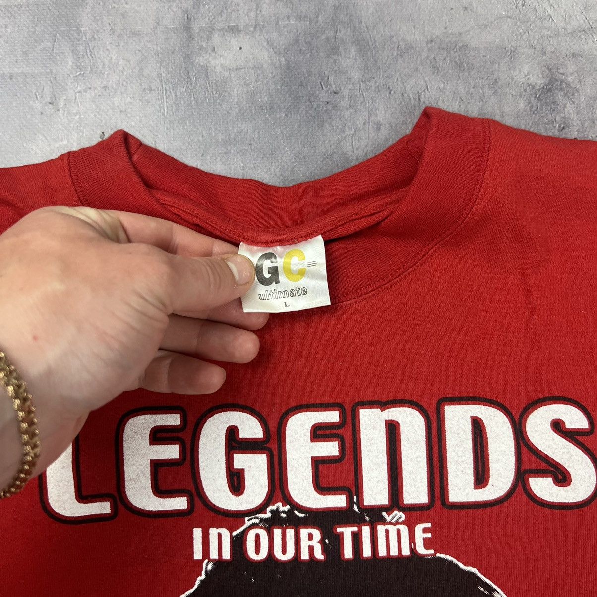 Other Rare! Eric Cantona Legends In Our Time Ronaldo 7 Jersey 90s Size US L / EU 52-54 / 3 - 11 Thumbnail