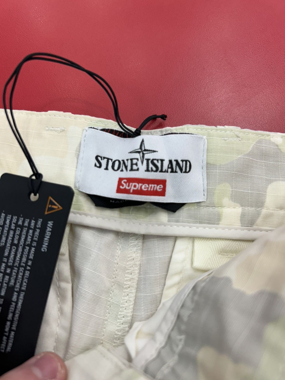 Stone Island × Supreme Stone Island x Supreme Camo Cargo Pants Size US 30 / EU 46 - 5 Thumbnail