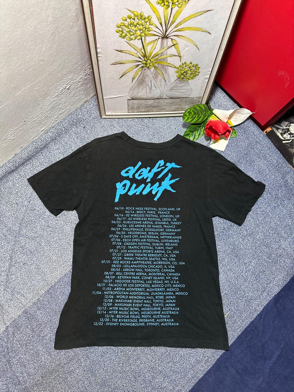 Band Tees archive Vintage 2007 DAFT PUNK "Alife" Album Tour Tee Size US M / EU 48-50 / 2 - 2 Thumbnail