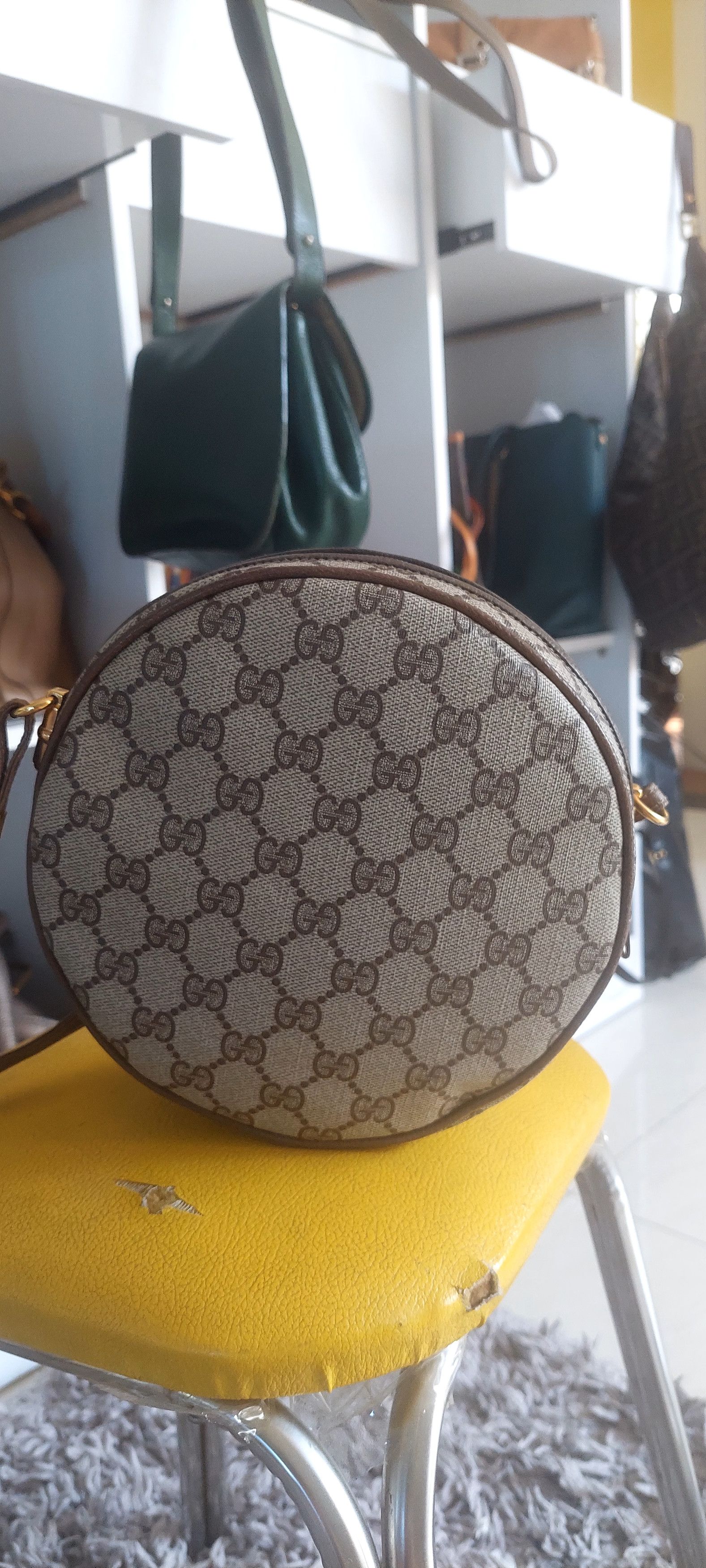 Gucci Vintage Gucci Round GG supreme Size ONE SIZE - 3 Thumbnail