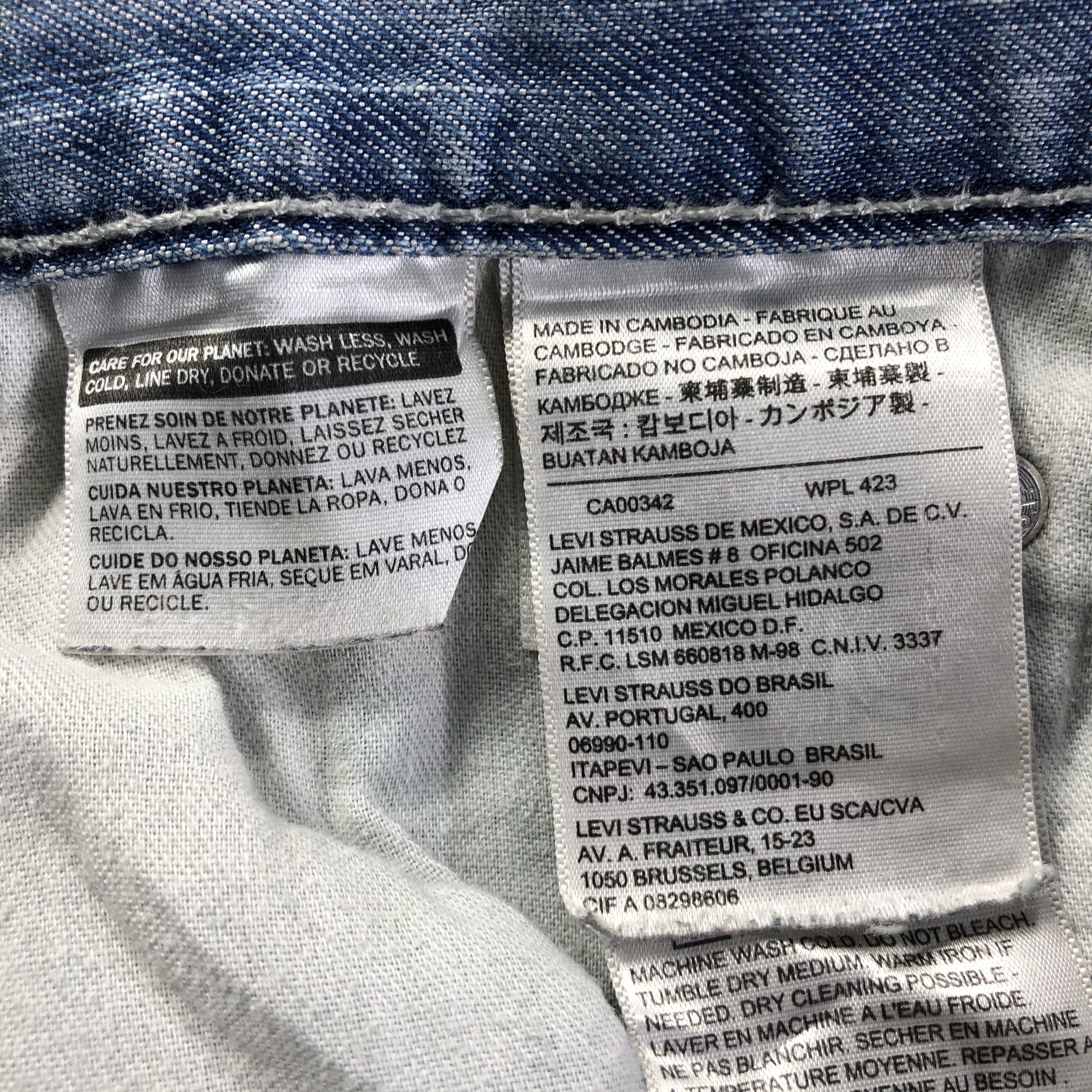 Levi's Vintage Levis 511 Jeans-J3202 Size US 31 - 8 Thumbnail