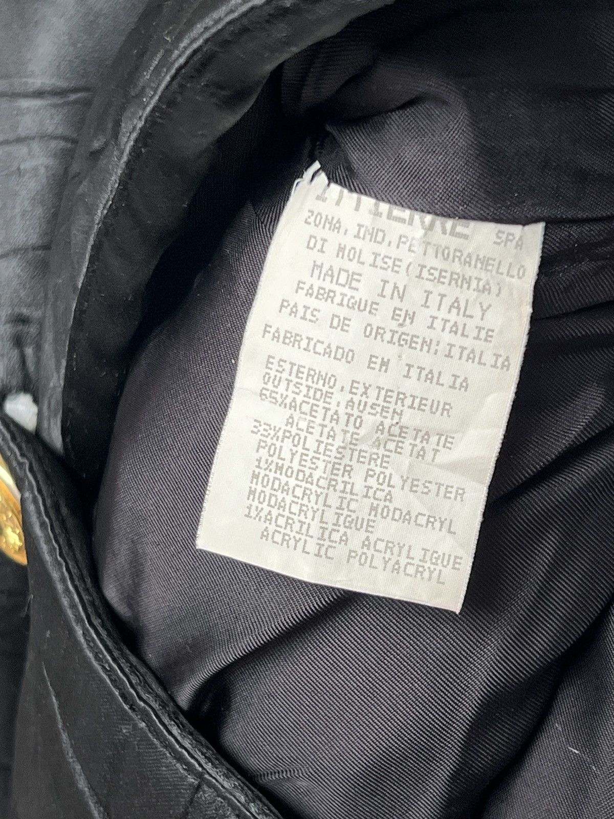 Versus Versace VERSUS Gianni Versace Black Faux Fur Jacket Size US L / EU 52-54 / 3 - 5 Thumbnail