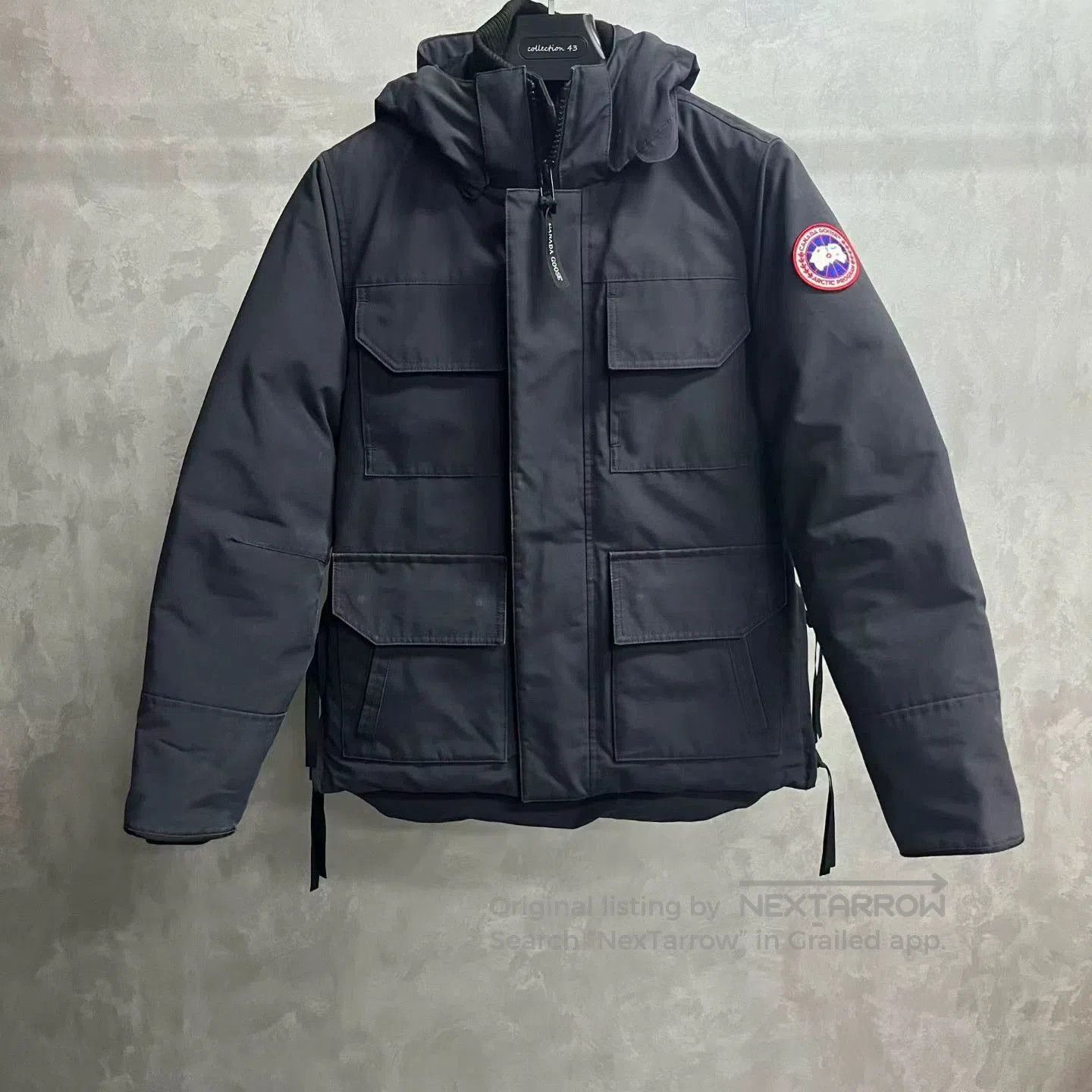 Canada Goose canada goose navy blue hooded down jacket. Size US S / EU 44-46 / 1 - 1 Thumbnail