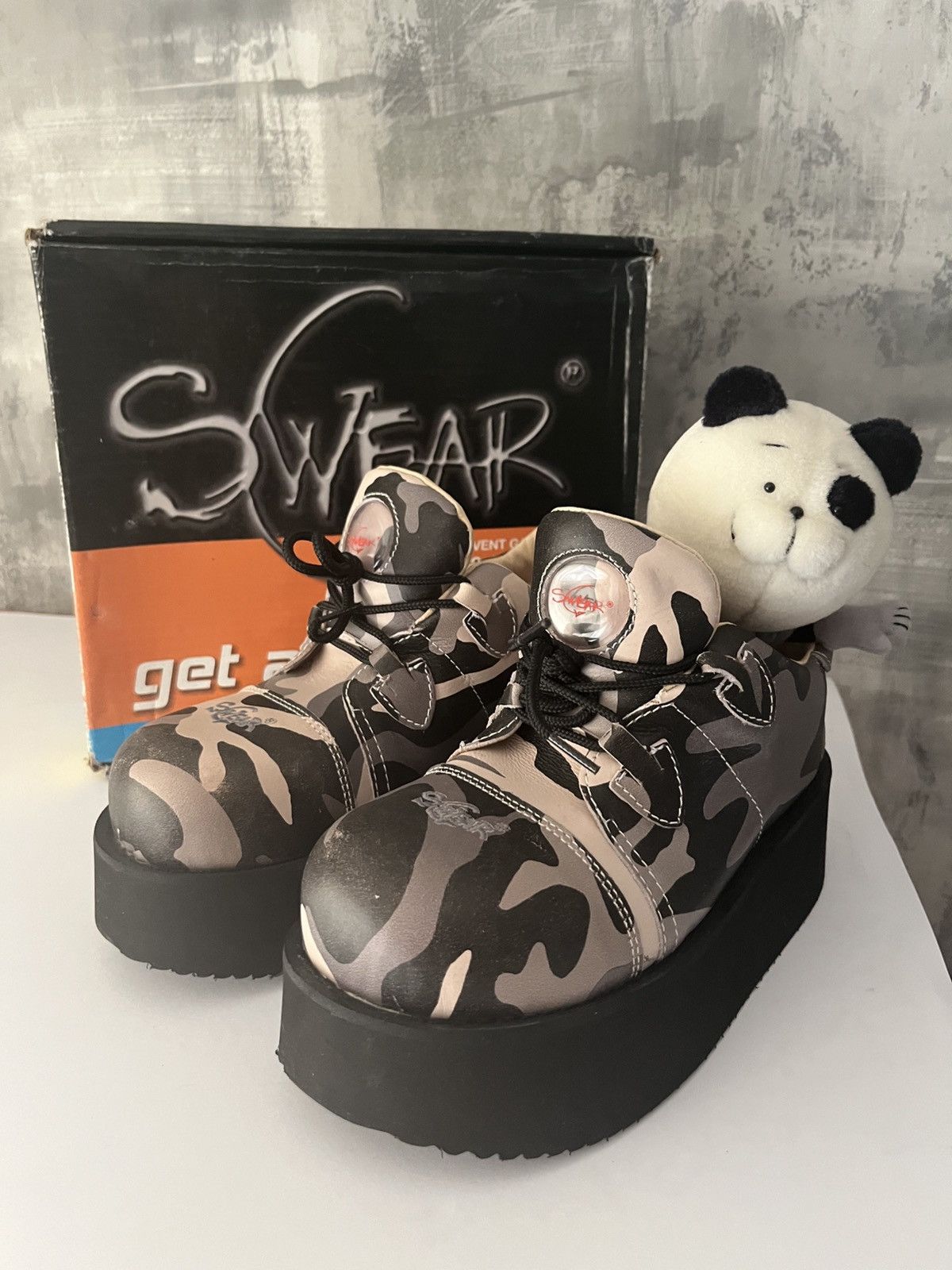 SWEAR London Swear alternative white camo Size US 10 / EU 43 - 6 Thumbnail