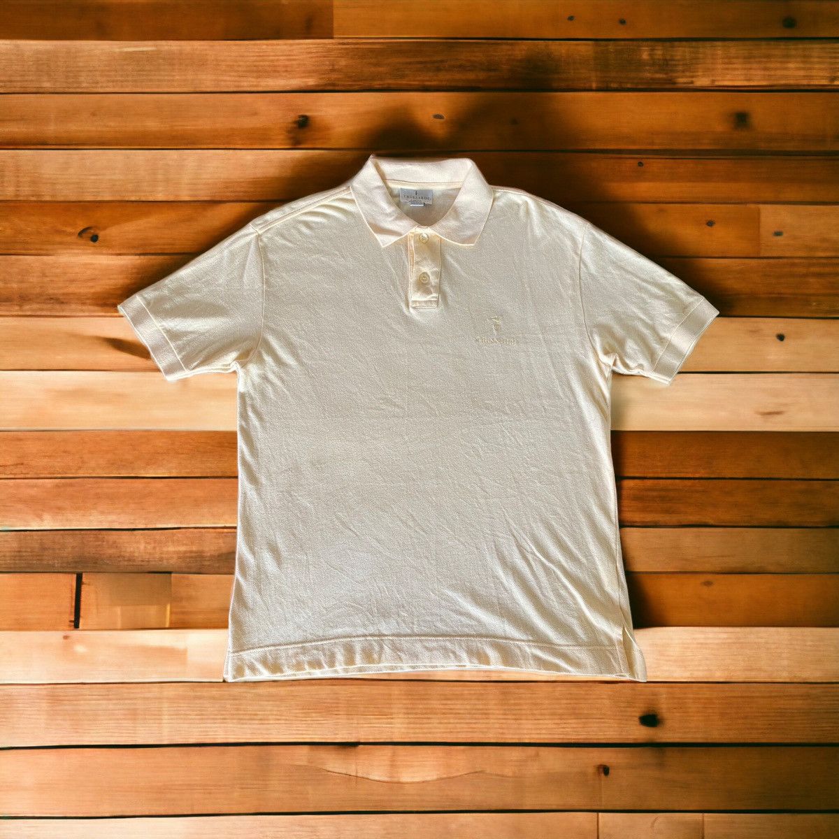 Trussardi Vintage Trussardi Polo Tee Size US L / EU 52-54 / 3 - 1 Thumbnail