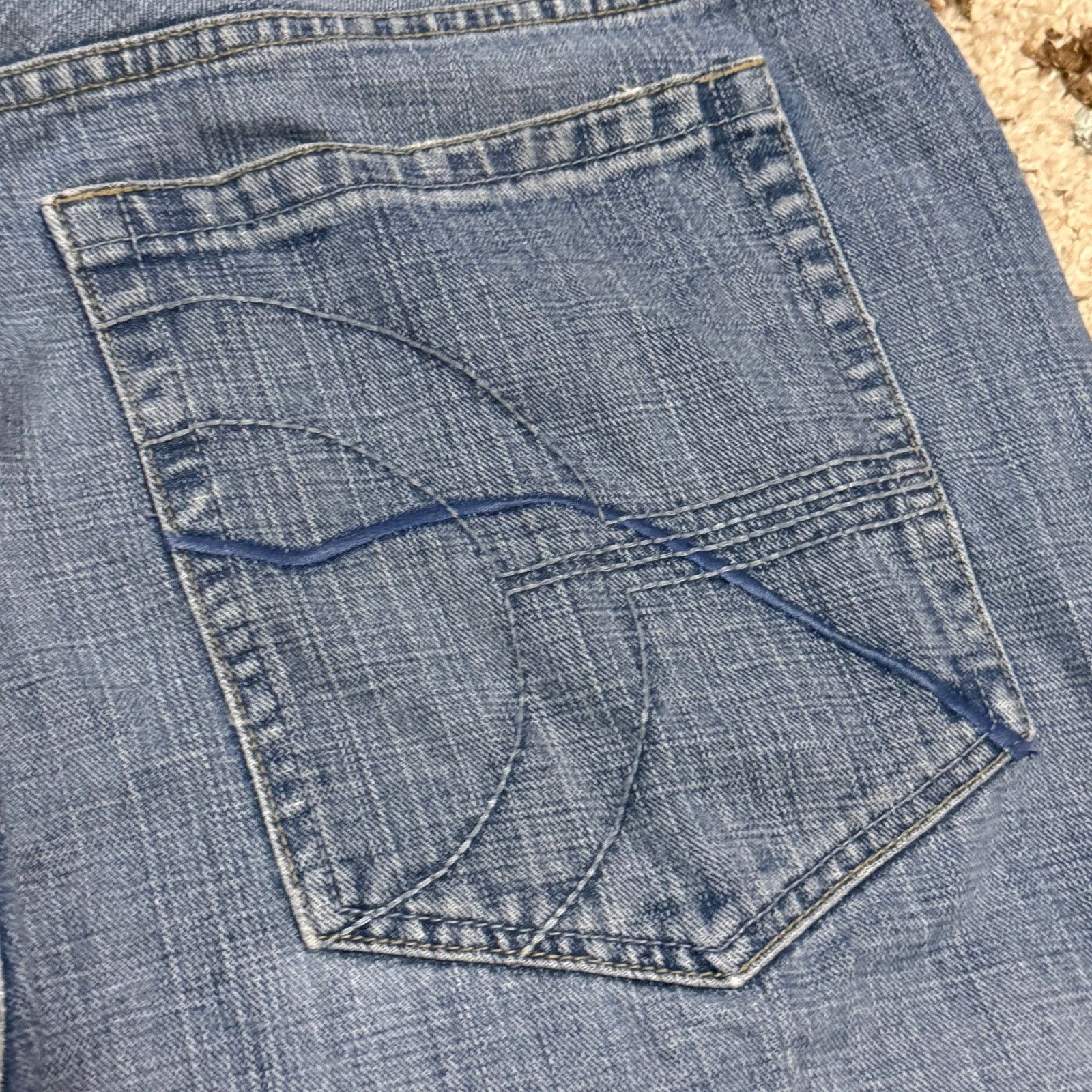 Ecko Unltd. Vintage Ecko Unltd Baggy Jean Shorts Size 38 Rhino Y2K Size US 38 / EU 54 - 4 Thumbnail