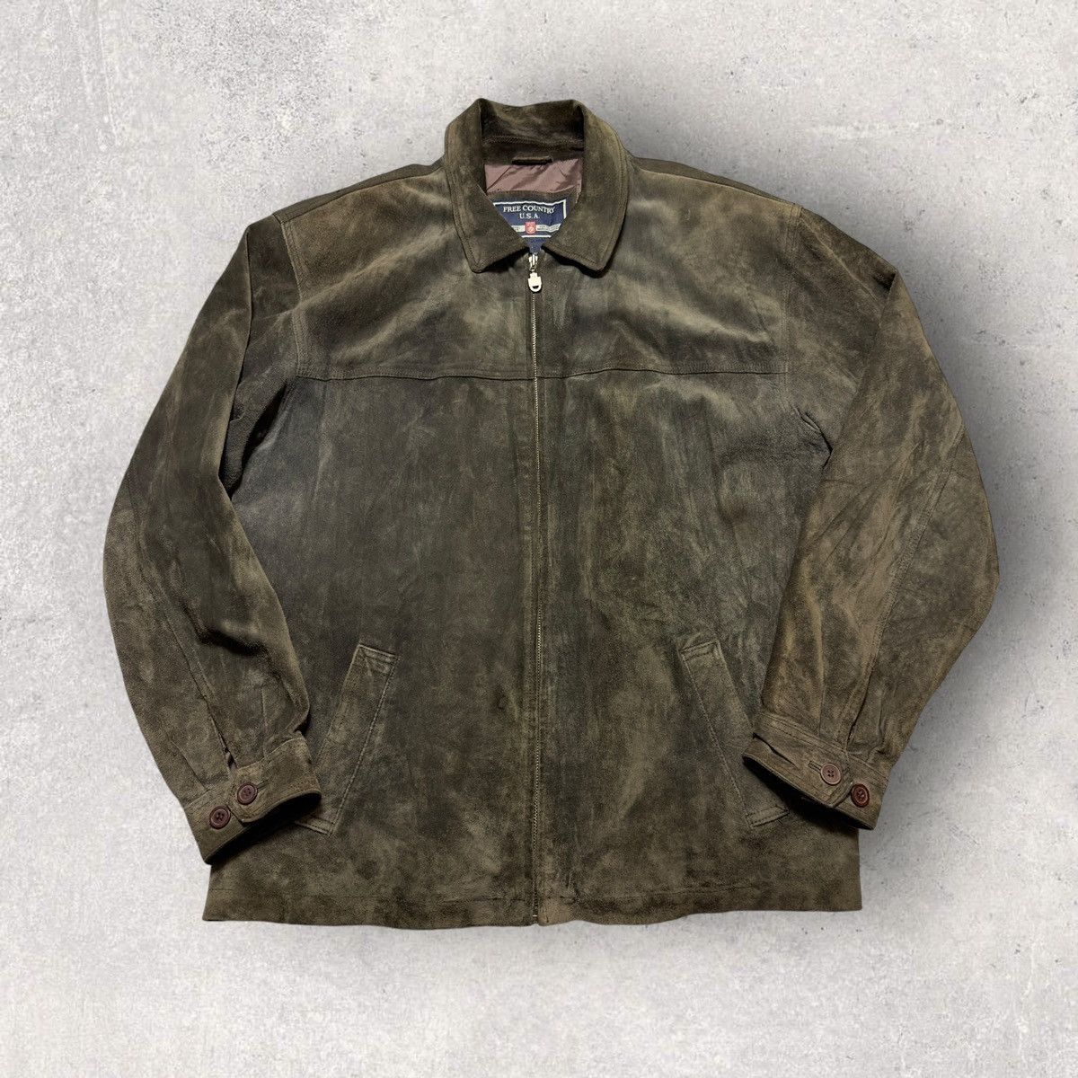 Free Country × Vintage Vintage suede jacket Size US M / EU 48-50 / 2 - 1 Thumbnail