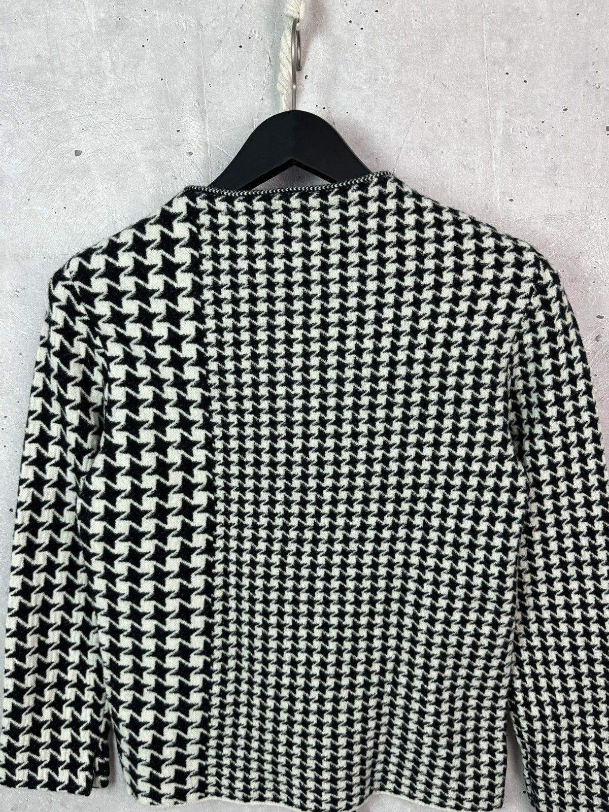 Stella McCartney Stella McCartney 2014 Runway Black White Mini Shift Sweater Size M / US 6-8 / IT 42-44 - 7 Thumbnail