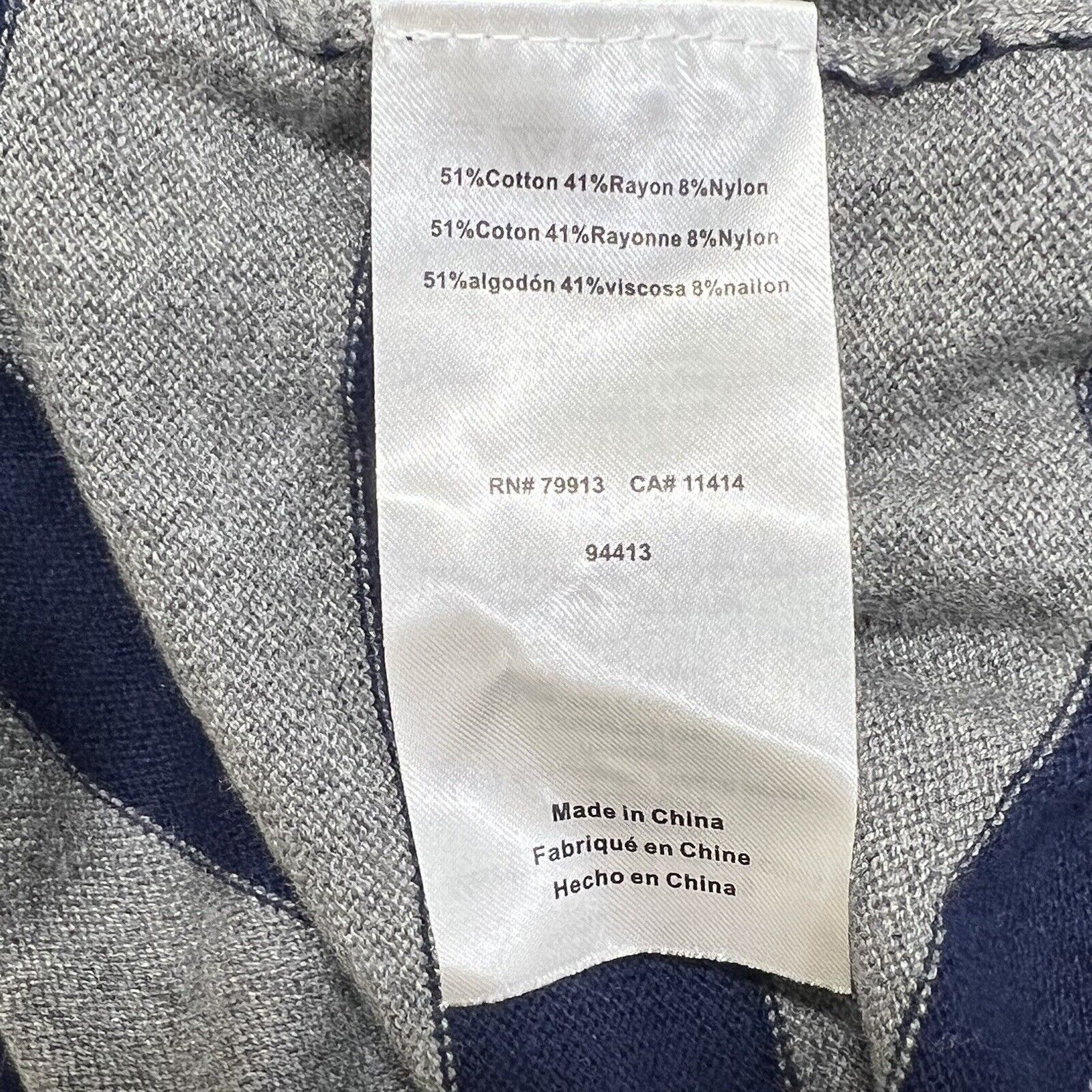 Other Motherhood Maternity Sweater Navy Blue Gray Striped Ribbons Size XS / US 0-2 / IT 36-38 - 12 Thumbnail
