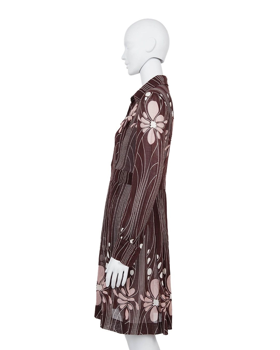 Miu Miu Miu Miu F/W2001 Art Nouveau Pattern Dress Size M / US 6-8 / IT 42-44 - 7 Thumbnail