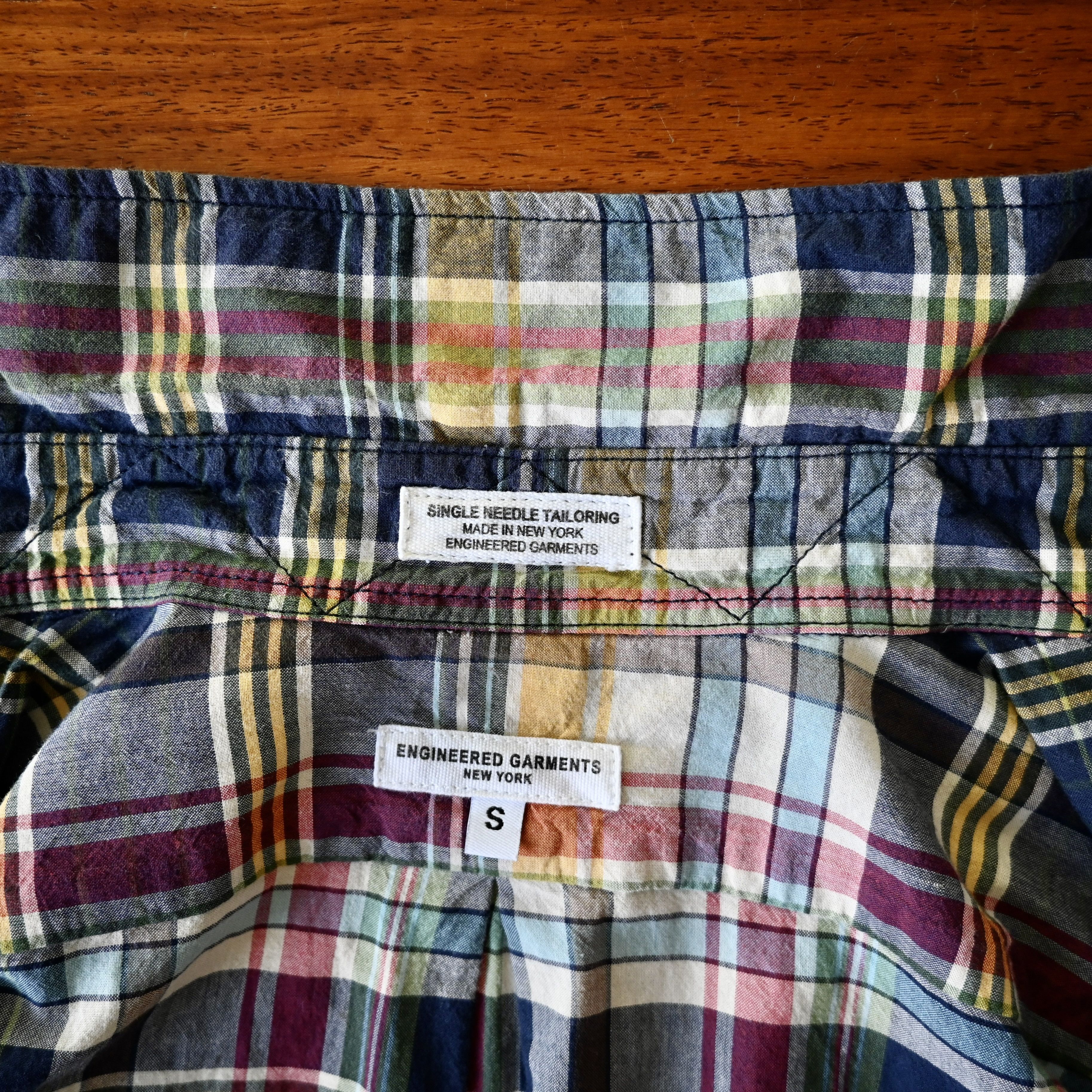 Engineered Garments Engineered Garments "19th Century BD Shirt" madras plaid, S Size US S / EU 44-46 / 1 - 13 Thumbnail