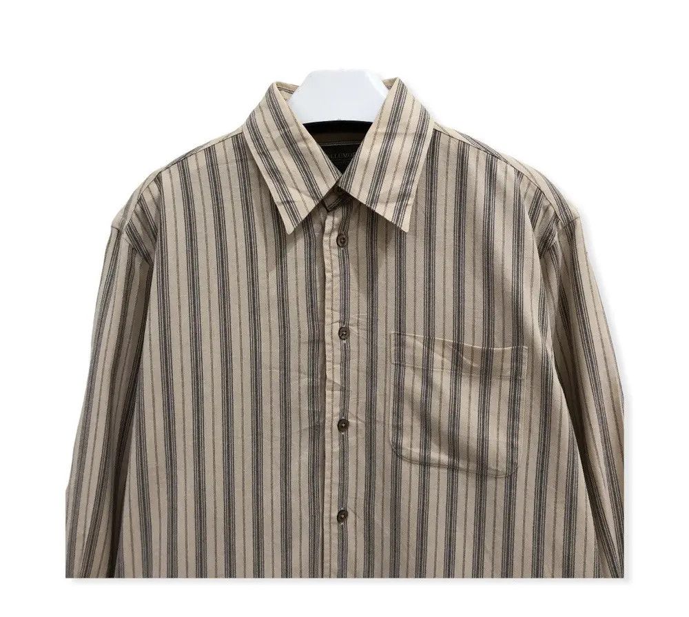 Vintage Vintage Bellumore Striped Design Flannel Shirt 👕 Size US M / EU 48-50 / 2 - 2 Thumbnail