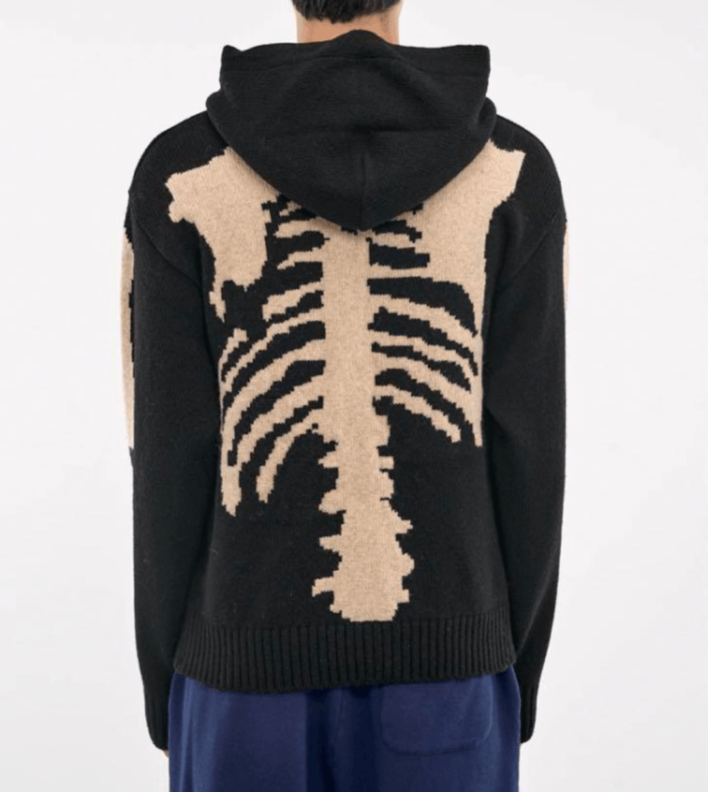Kapital Capital 5G Wool BONE Hooded Sweater Size US L / EU 52-54 / 3 - 4 Thumbnail