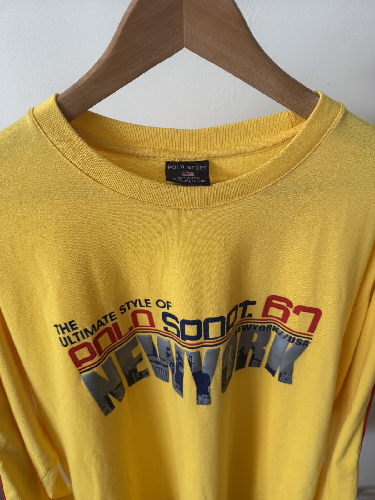 Polo Ralph Lauren Vintage Polo Sport Long Sleeve T-Shirt Size US L / EU 52-54 / 3 - 3 Thumbnail
