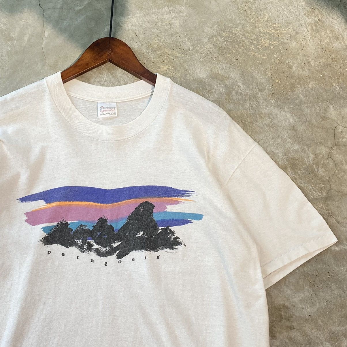 トップス patagonia vintage shirt XL Rare Vintage Patagonia 70s The Great Pacific Iron Works T