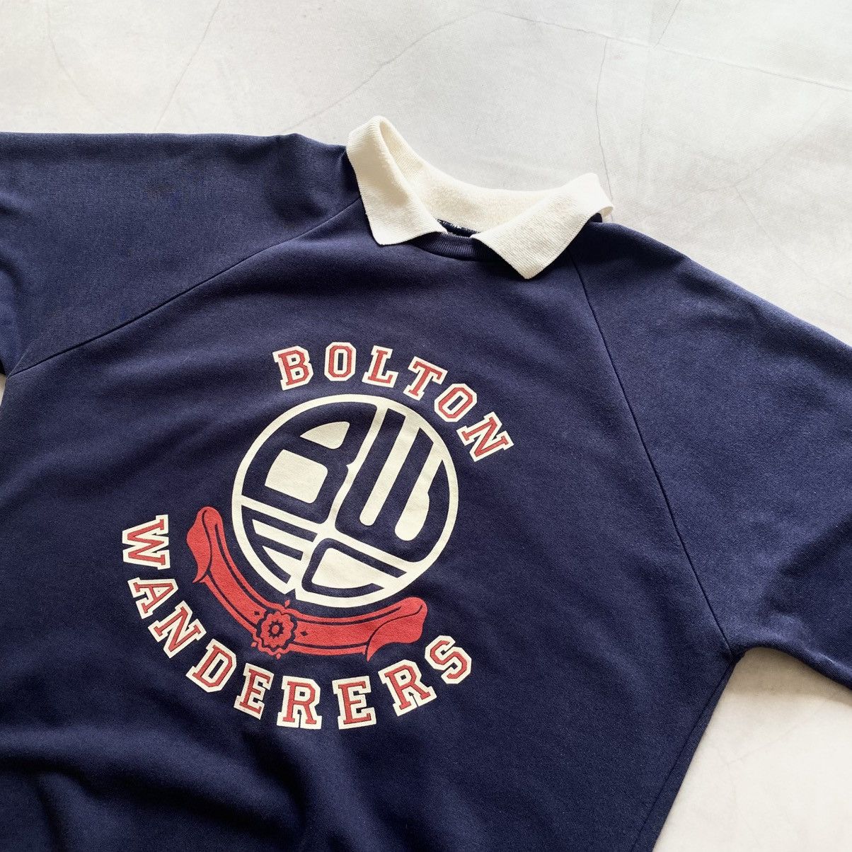 Vintage 90s Bolton Wanderers Big Logo Football Rare Sweatshirt Y2K Size US S / EU 44-46 / 1 - 6 Thumbnail
