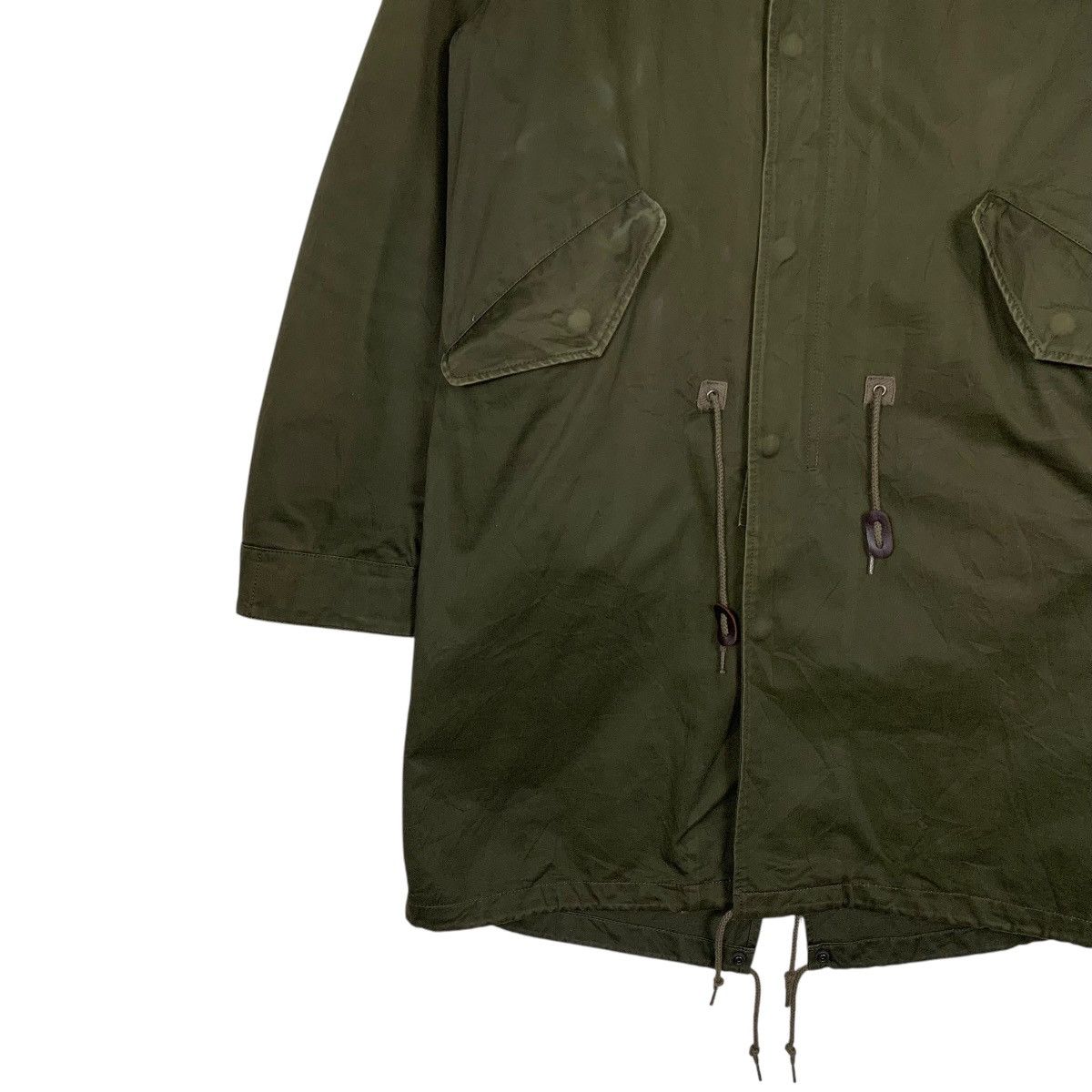 Lui's LUI’S Faux Fur Lined Olive Green Parka Jacket #2506-C113 Size US S / EU 44-46 / 1 - 4 Thumbnail
