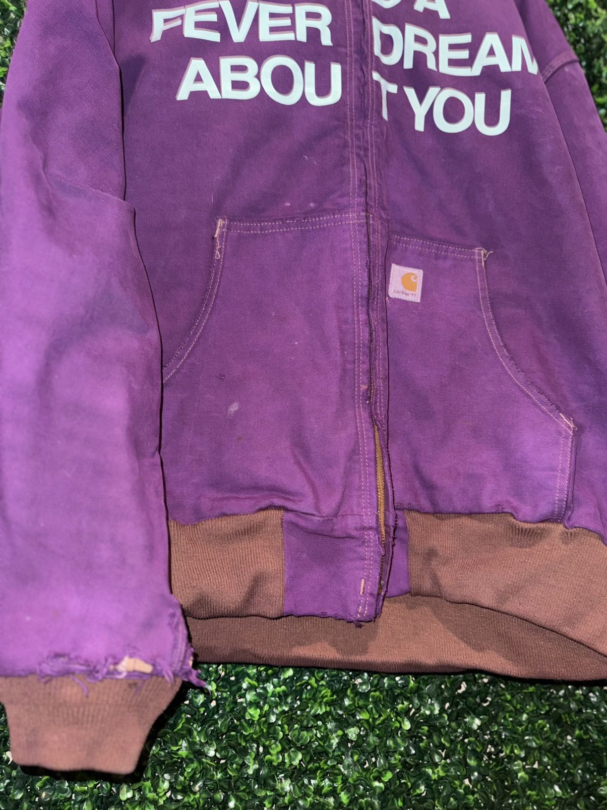 Other Artificial Fever repurposed Carhartt zip jacket Size US XXL / EU 58 / 5 - 12 Thumbnail