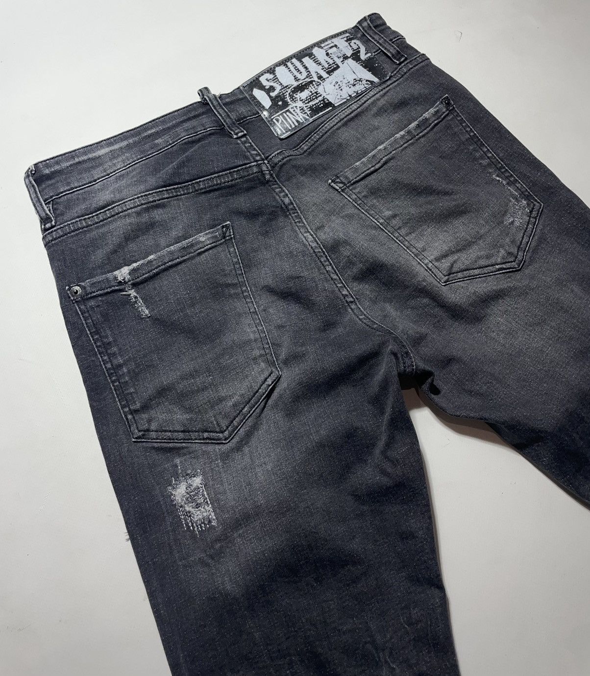 Dsquared2 Dsquared2 Skinny Dan Jean Punk Pants Size US 30 / EU 46 - 11 Thumbnail