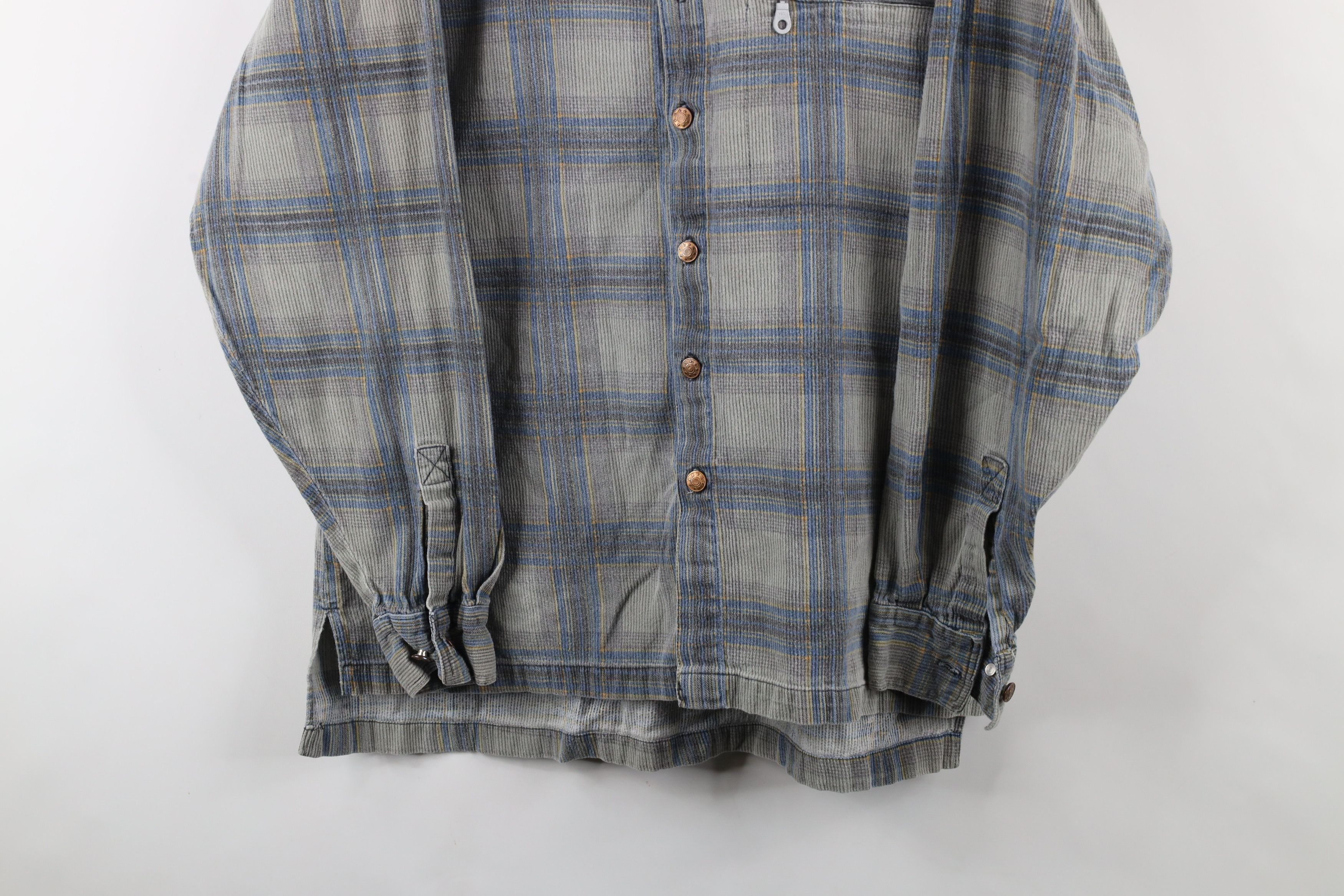 Vintage Vintage 90s Streetwear Collared Button Shirt Plaid Cotton Size US XL / EU 56 / 4 - 3 Thumbnail
