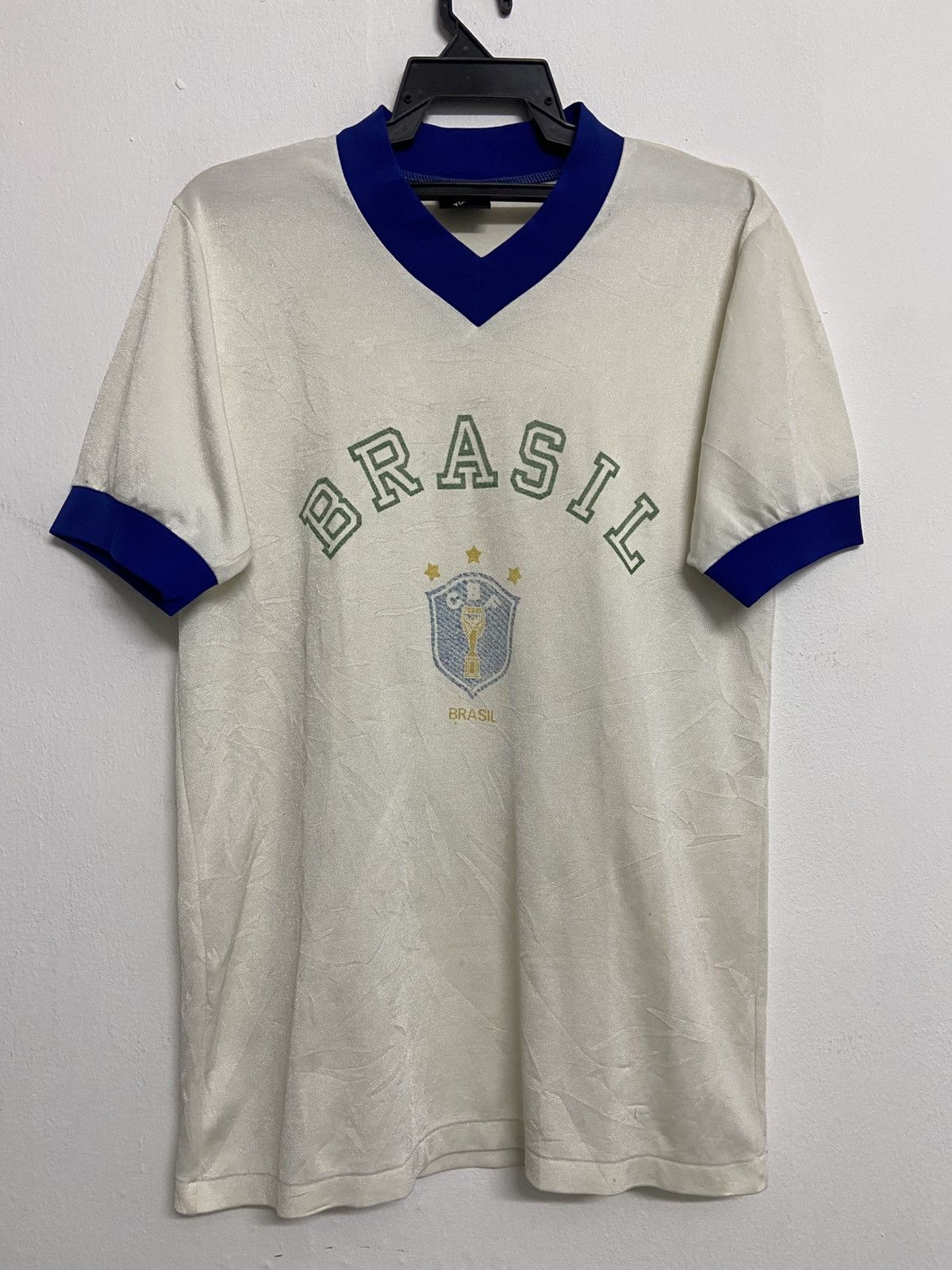 Topperz Rare Vintage BRAZIL Football Shirt Topper Size US M / EU 48-50 / 2 - 1 Thumbnail