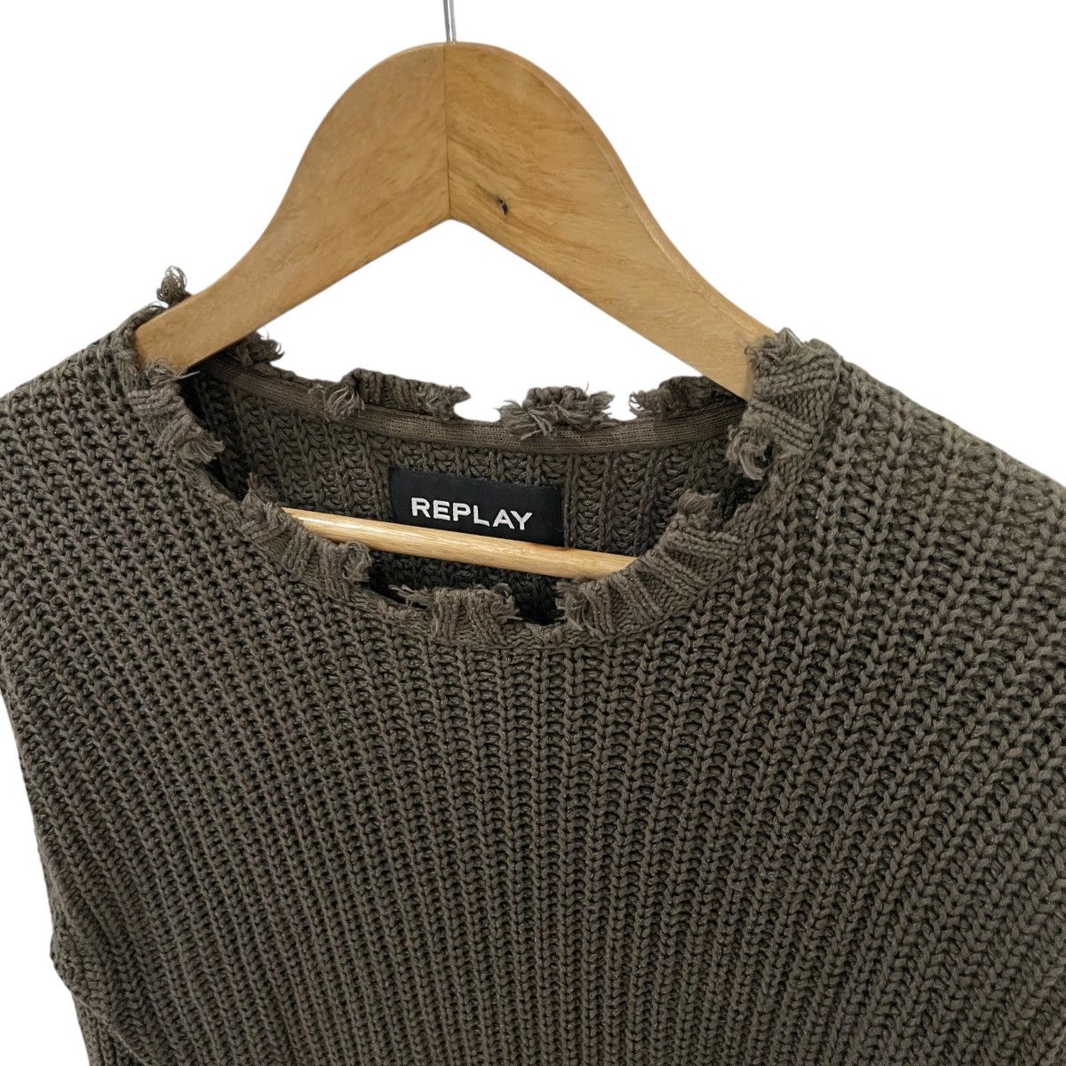 Replay Vintage Replay Distressed Motive Knitwear Size US S / EU 44-46 / 1 - 5 Thumbnail