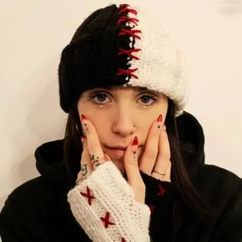 Handmade × Japanese Brand Ghost Knitted Balaclava Full-Head Size ONE SIZE - 2 Thumbnail